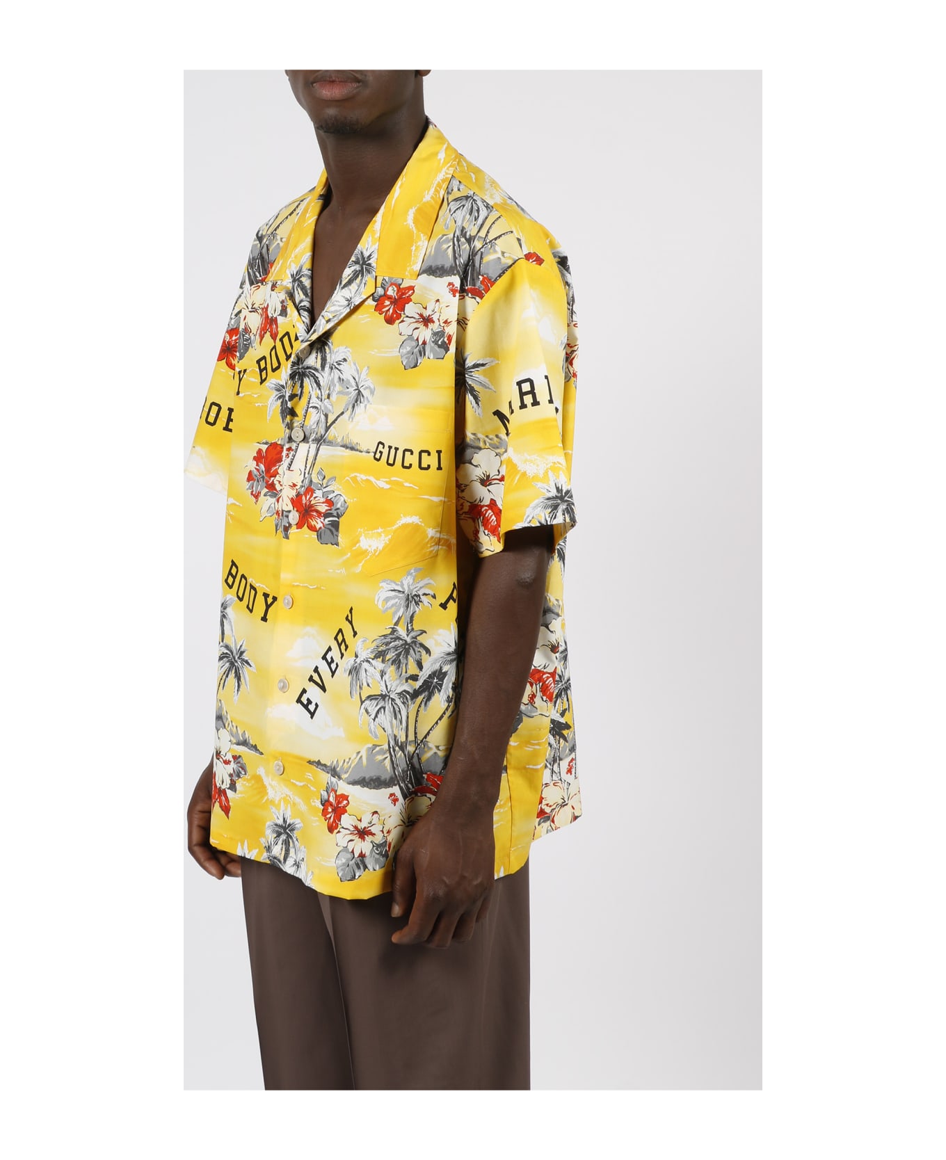 Gucci Poplin Bowling Shirt - візерунки в стилі gucci primary