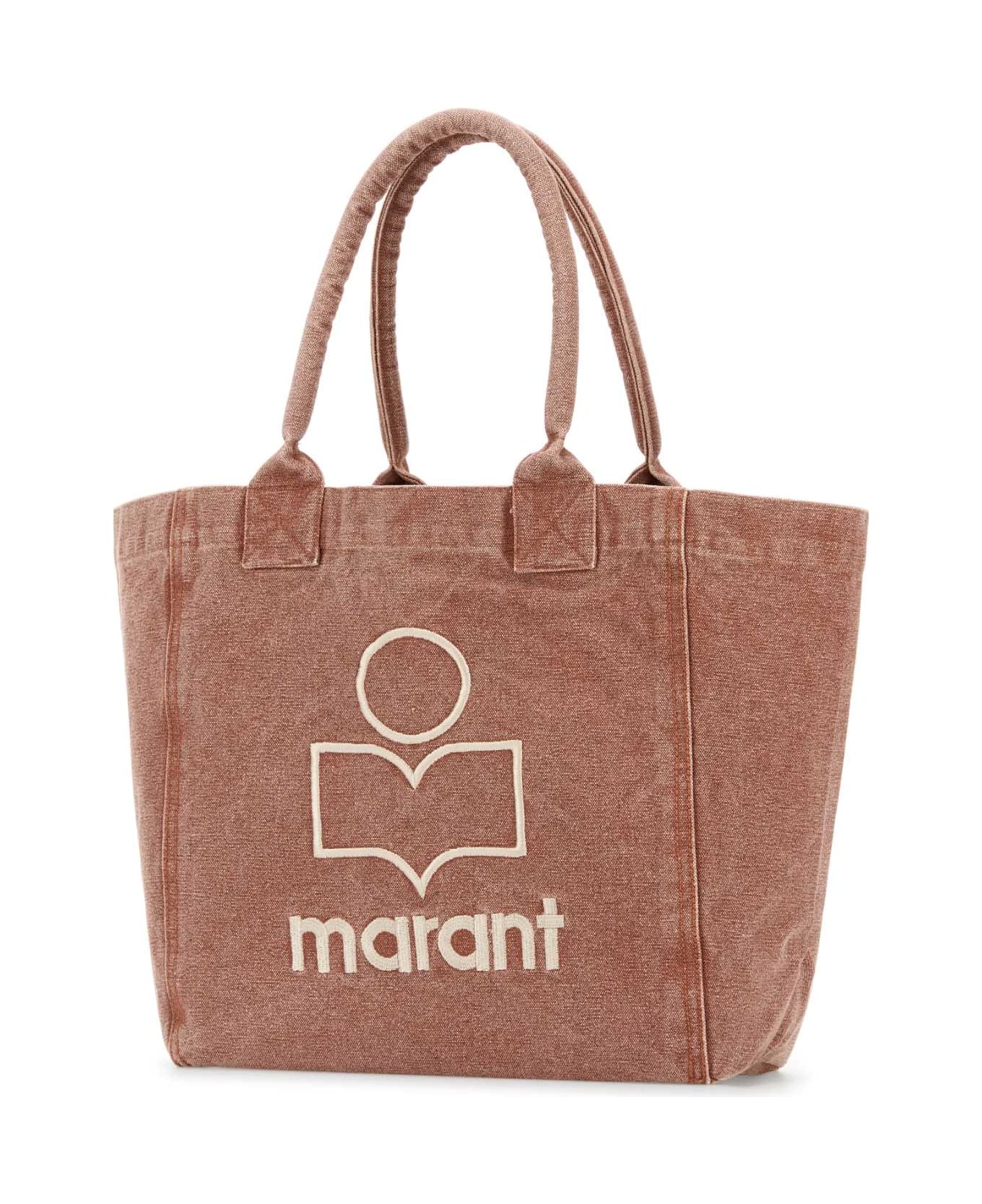 Isabel Marant Pink Cotton Small Yenky Shopping Bag - LIGHT RUST