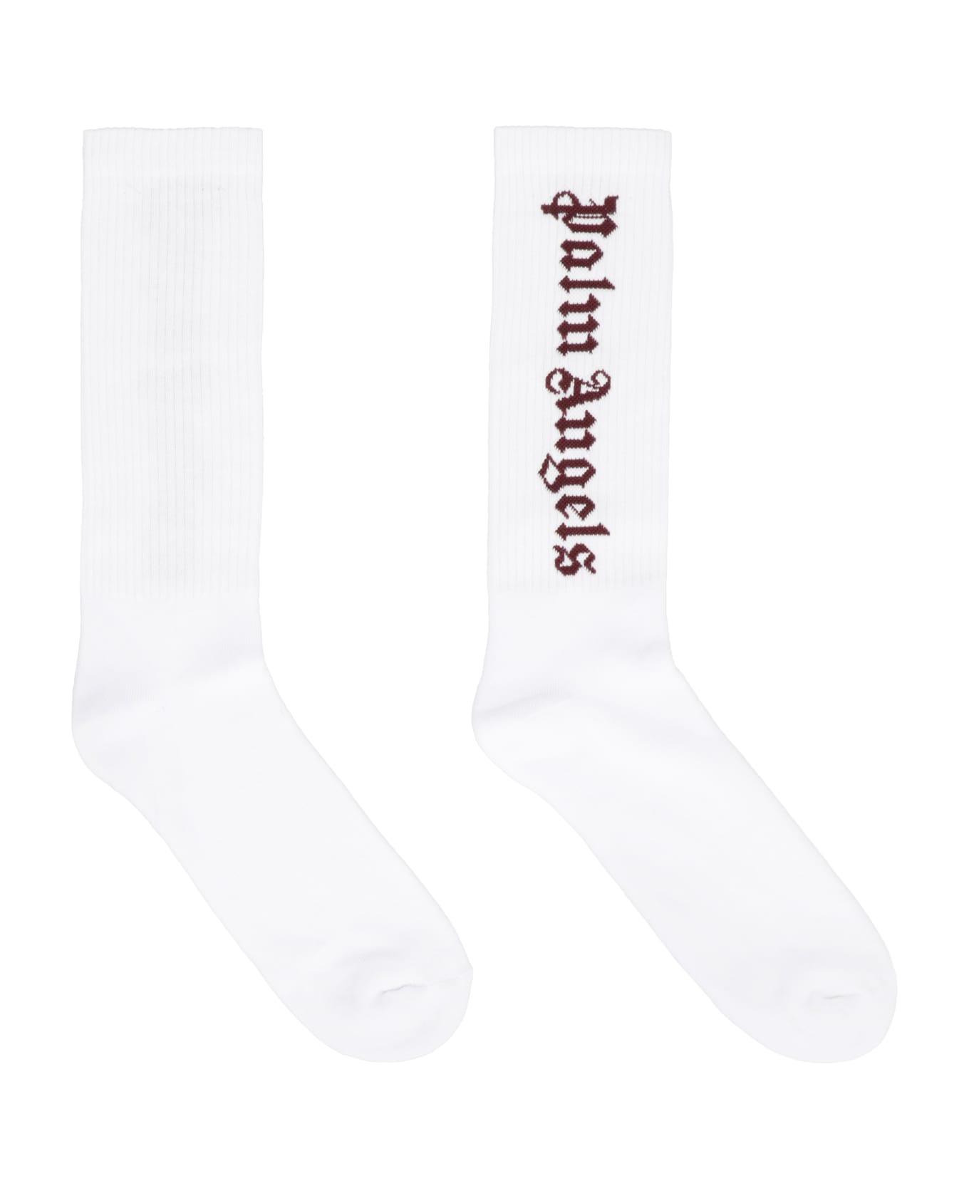 Palm Angels Classic Logo Socks - White