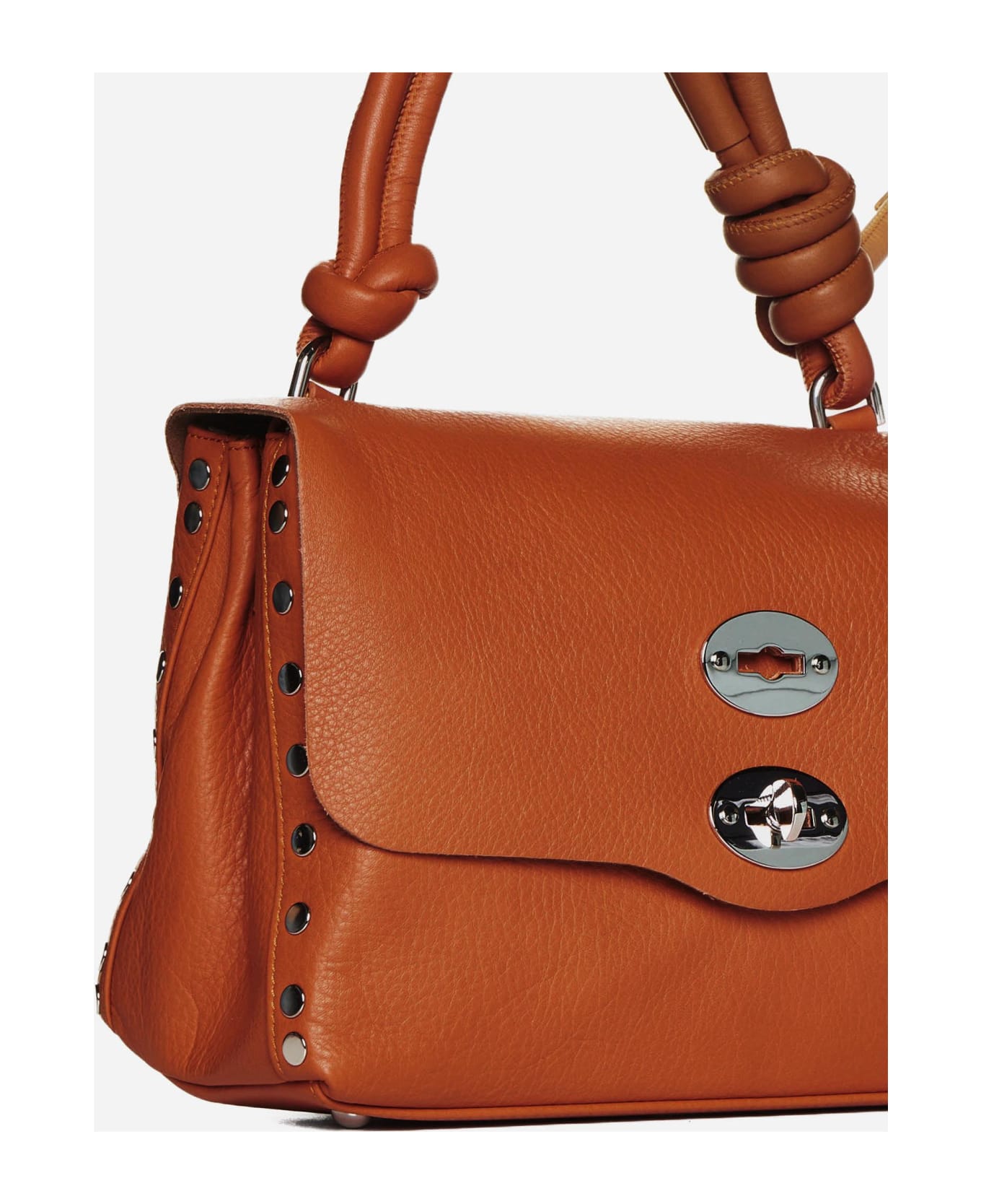 Zanellato Postina Cortina S Leather Bag - Orange