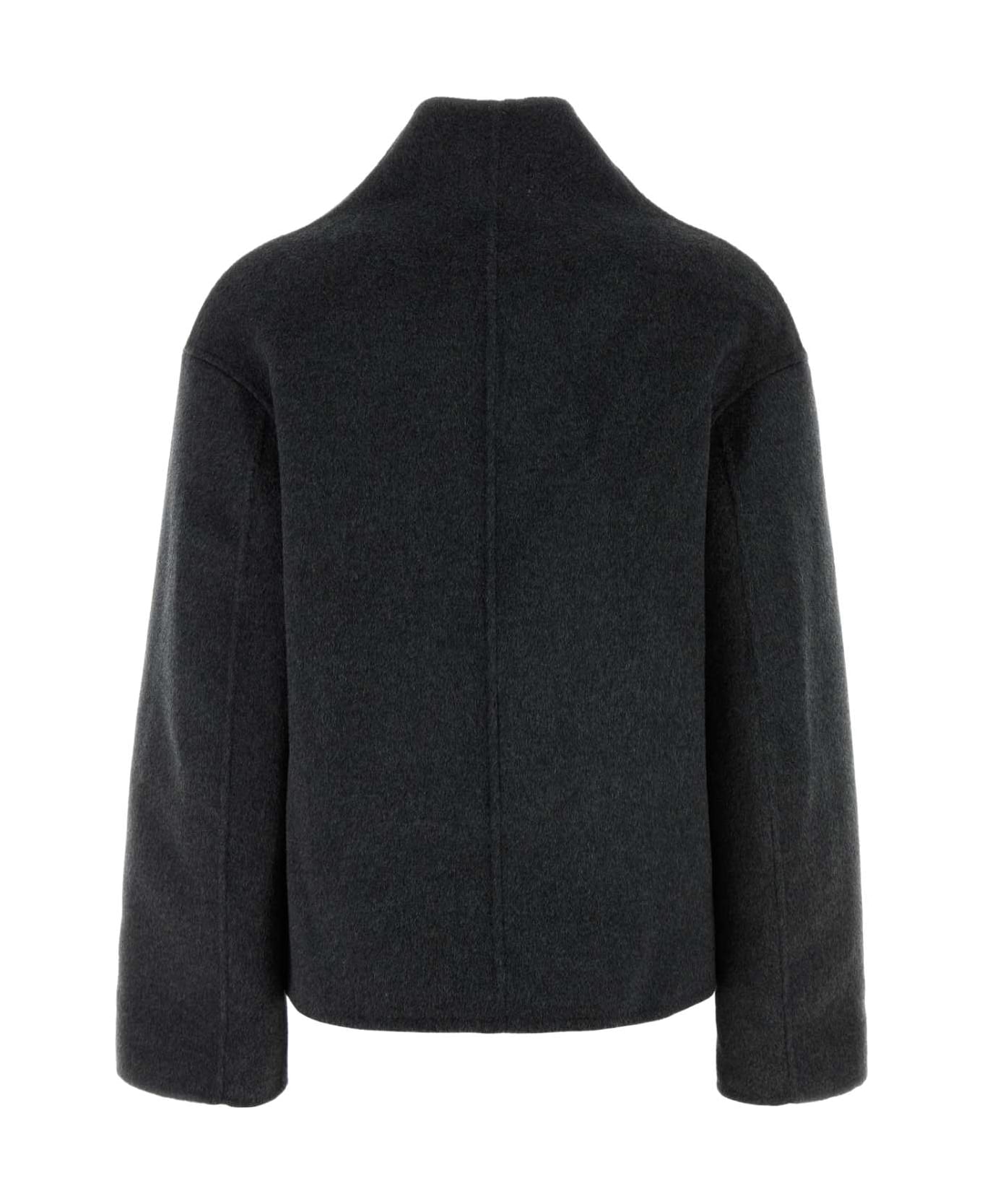 Loulou Studio Charcoal Flannel Meyer Blazer - ANTHRACITEMELANGE