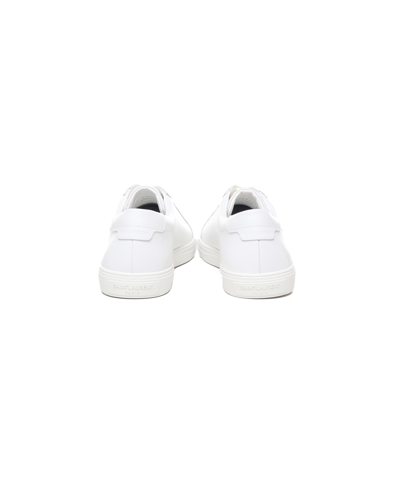Saint Laurent Low Sneakers With Laces - Blanc optique