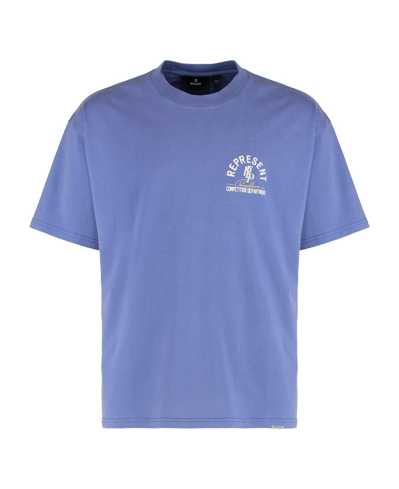 REPRESENT Cotton Crew-neck T-shirt - Lilac