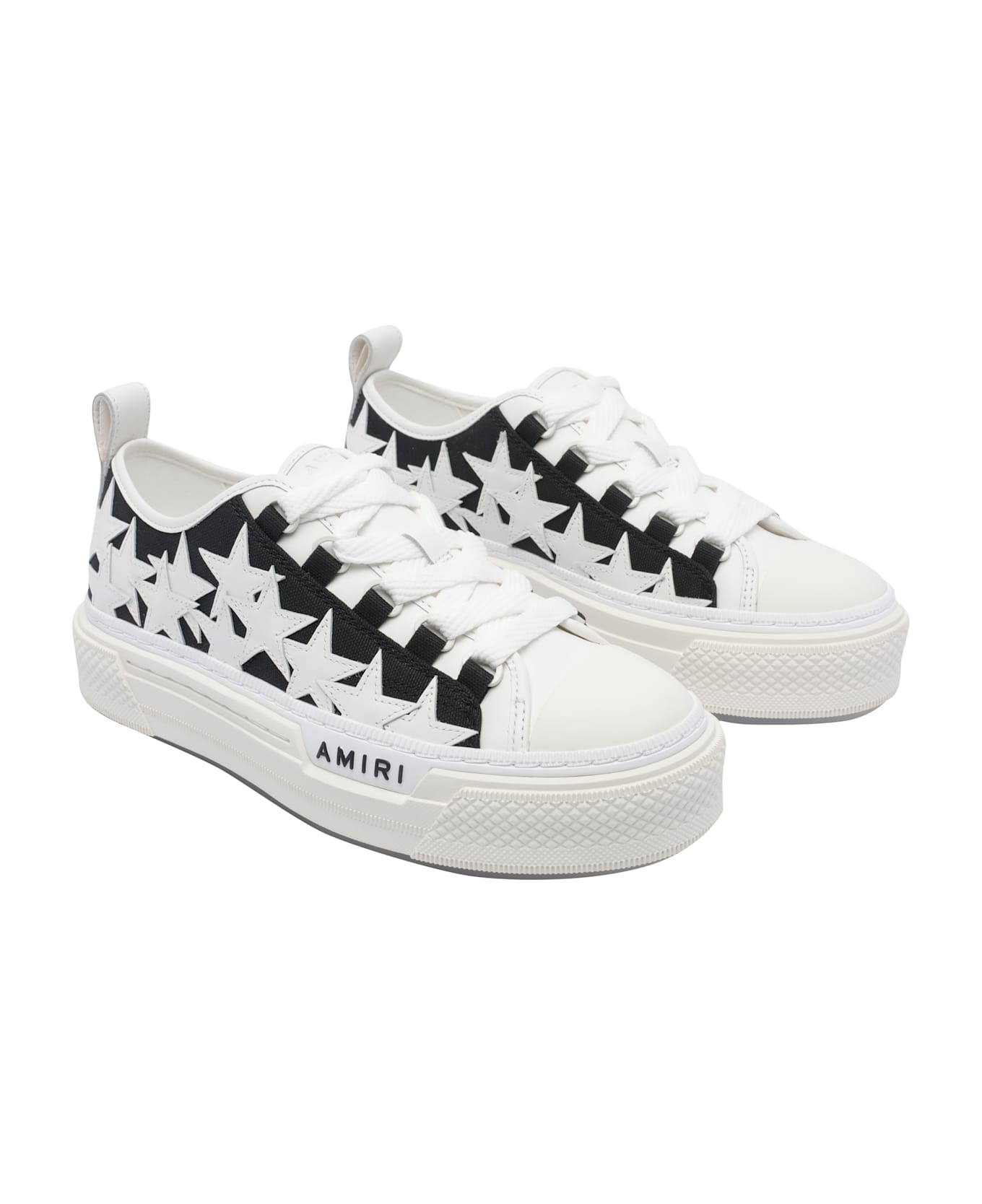 AMIRI Stars Court Low Sneakers - Black