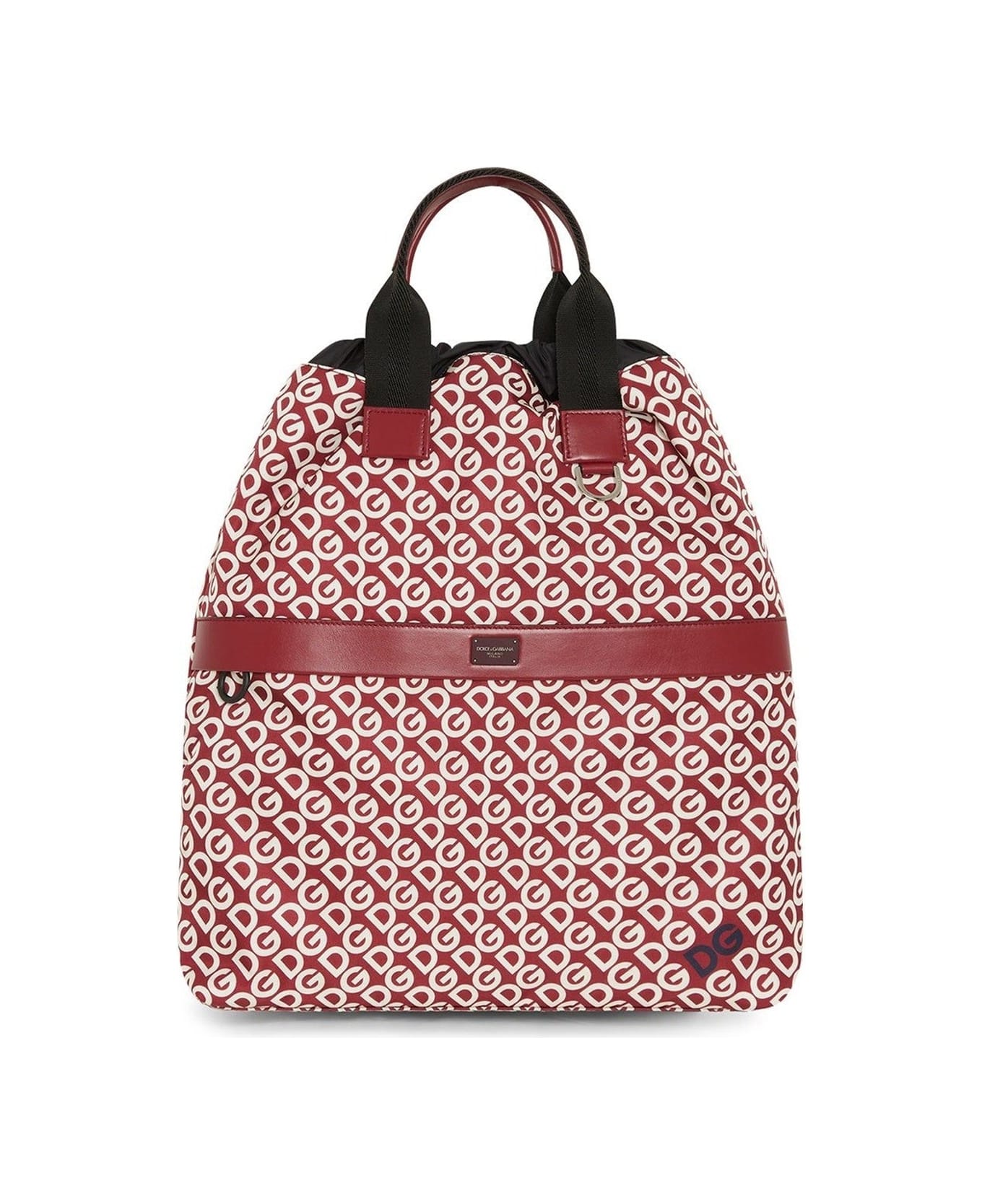 Dolce & Gabbana Logo Backpack - Red バックパック