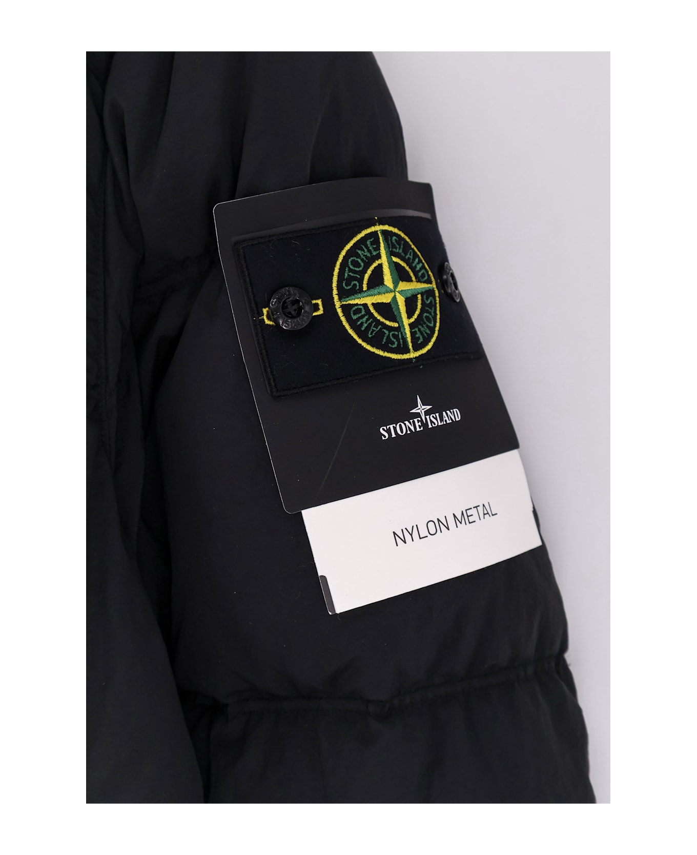 Stone Island Nylon Down Jacket - Black