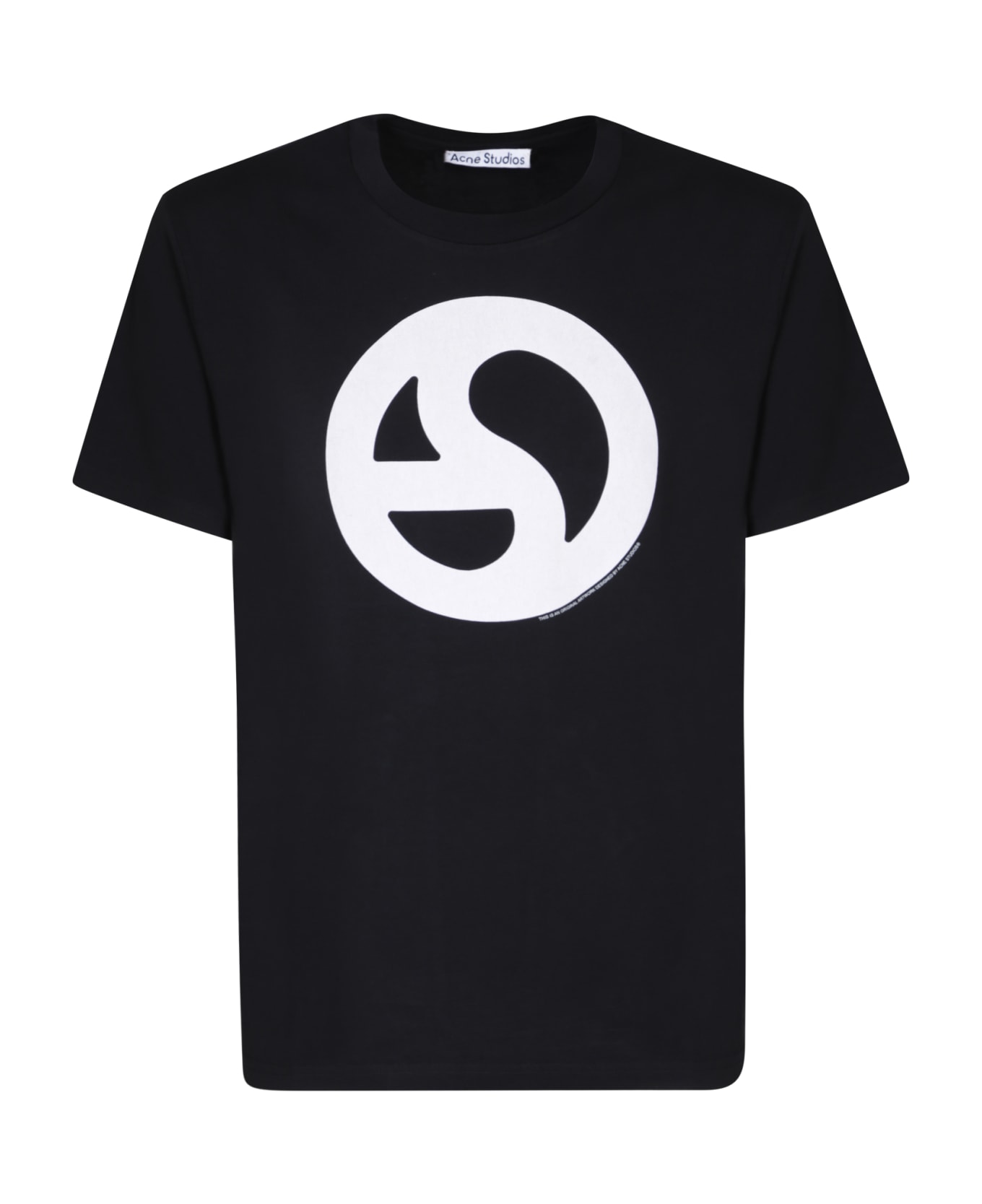 Acne Studios Everest Logogram Crewneck T-shirt - Black Tシャツ