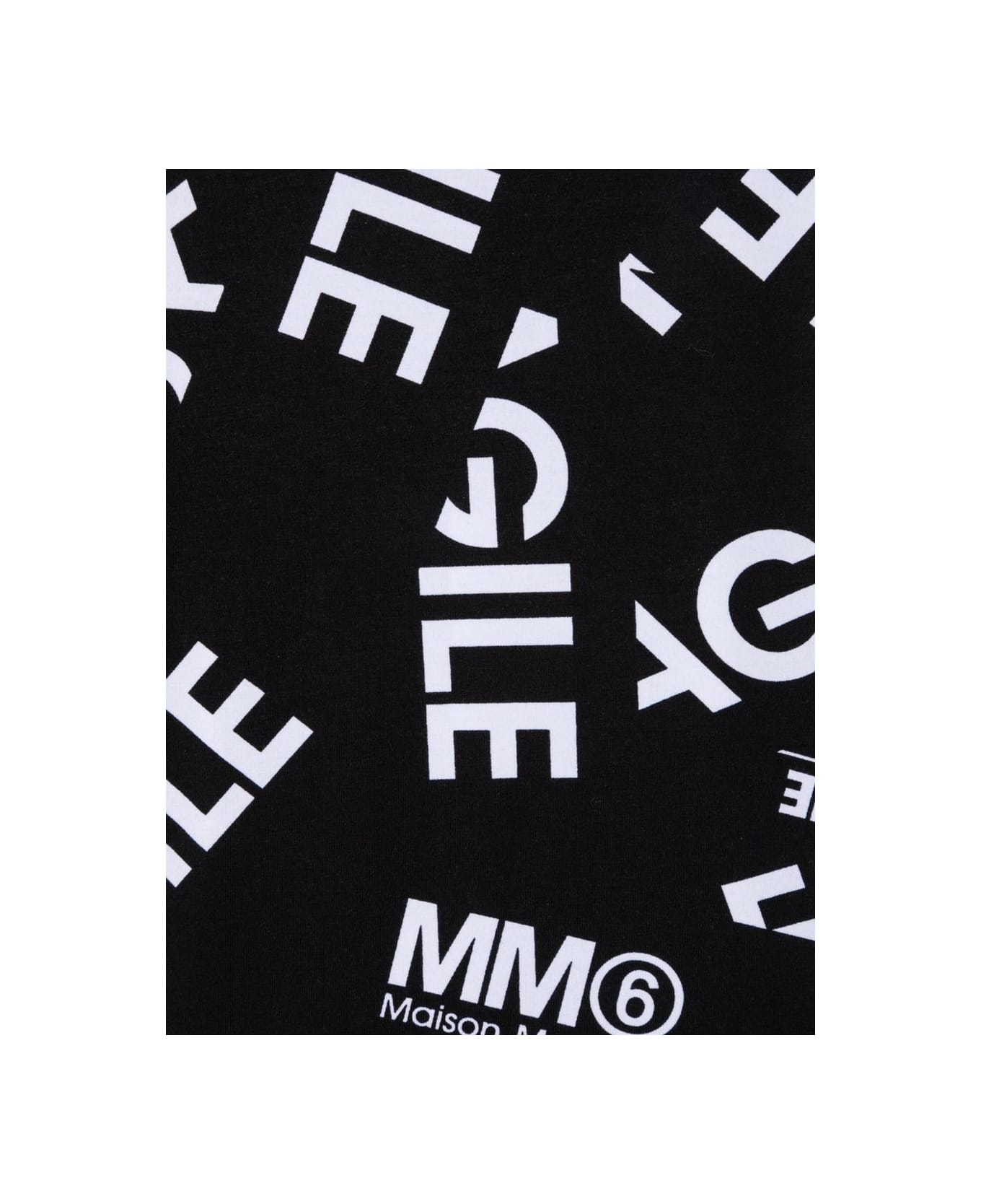 MM6 Maison Margiela Maglietta - BLACK