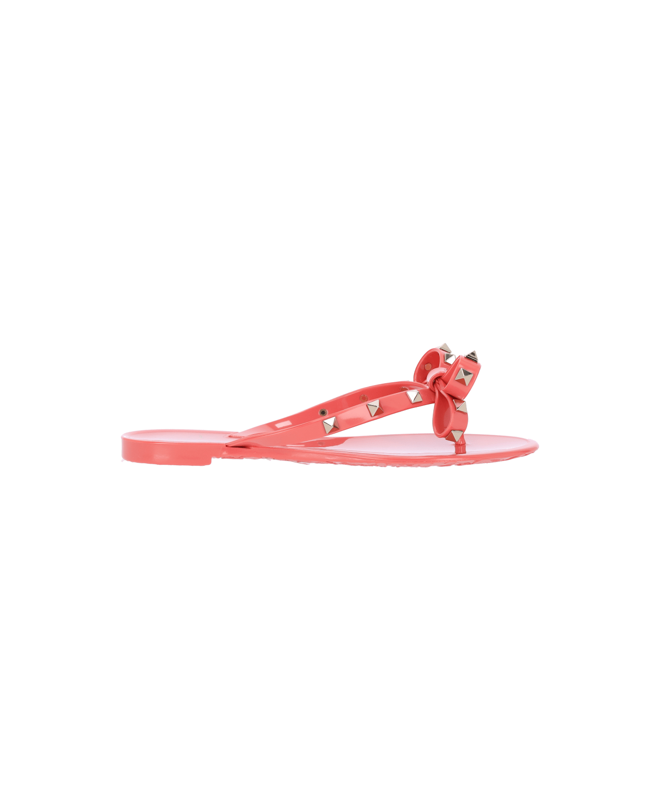 Valentino Garavani "rockstud" Flip Flops - Red サンダル