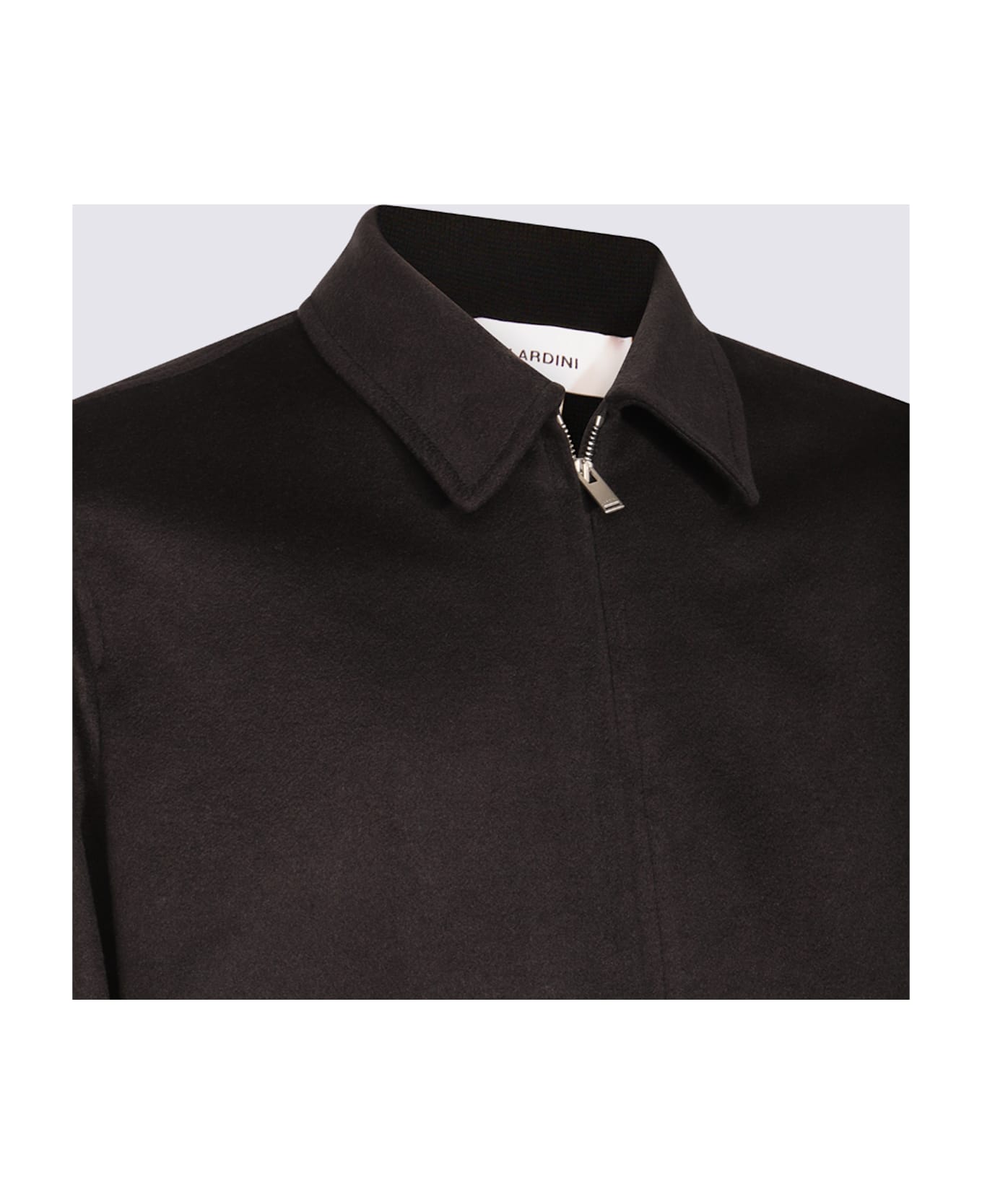 Lardini Dark Grey Wool Casual Jacket - Anthracite