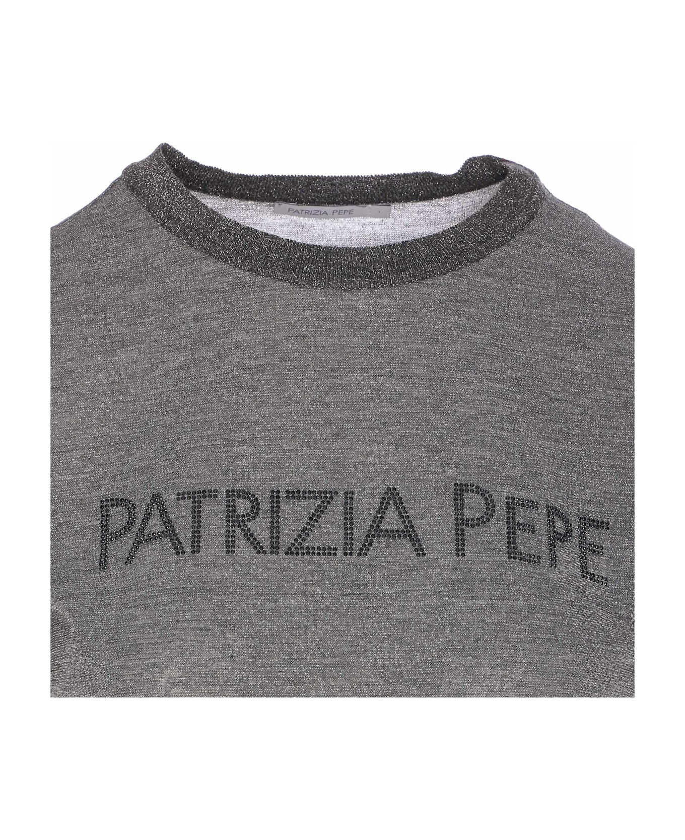 Patrizia Pepe Logo T-shirt - Grey