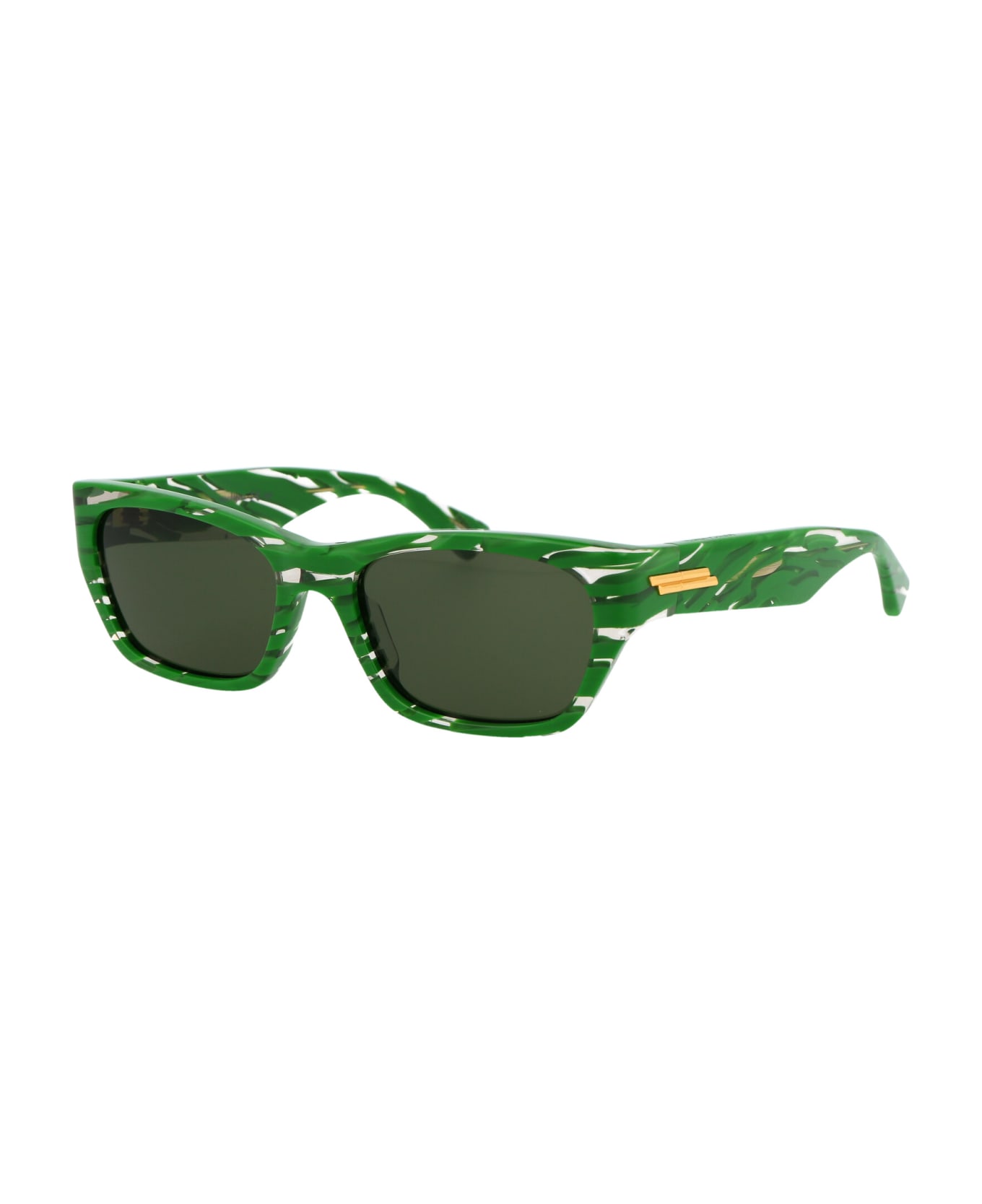 Bottega Veneta Eyewear Bv1143s Sunglasses - 004 GREEN GREEN GREEN