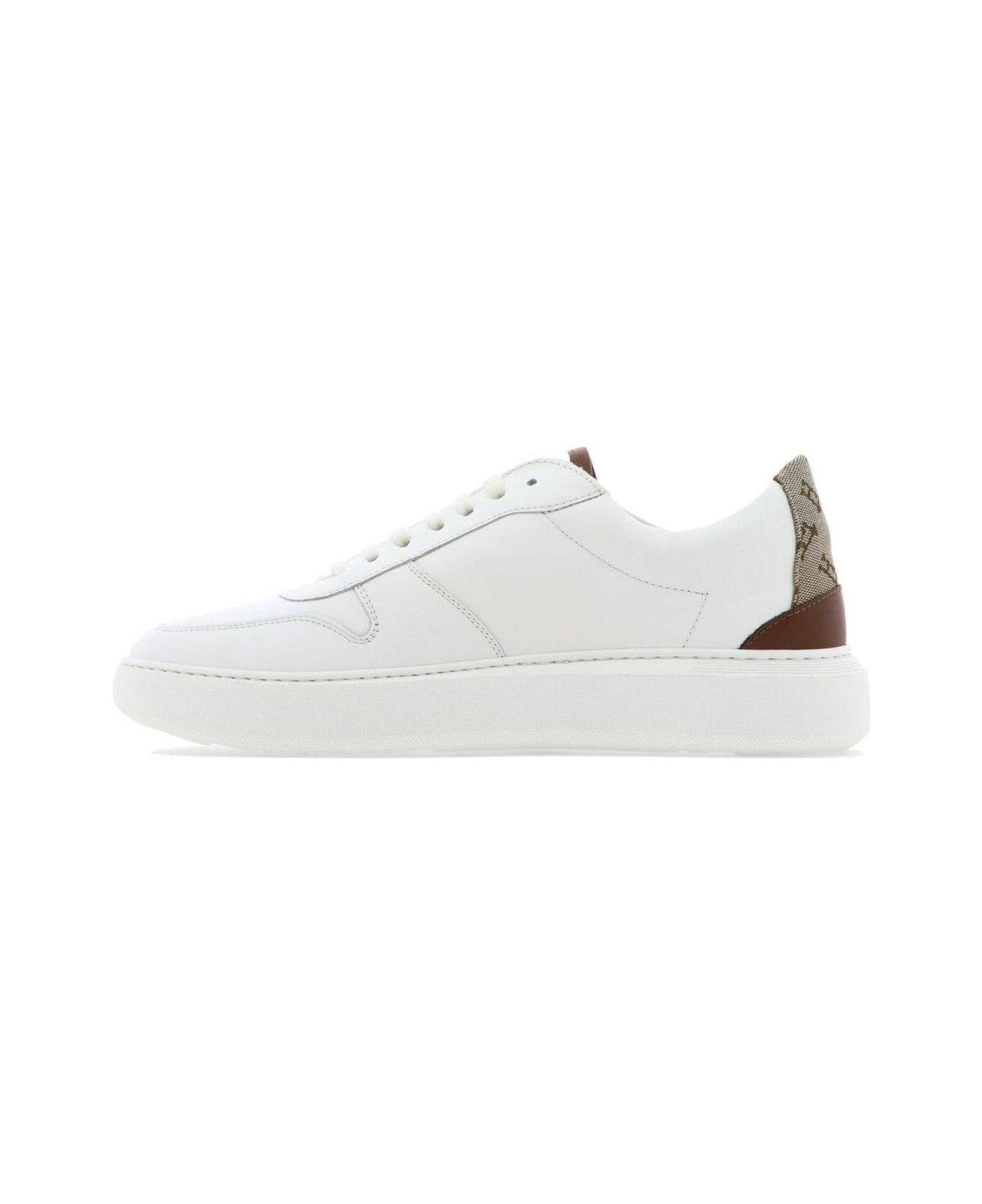 Herno H Monogram Lace-up Sneakers - Bianco