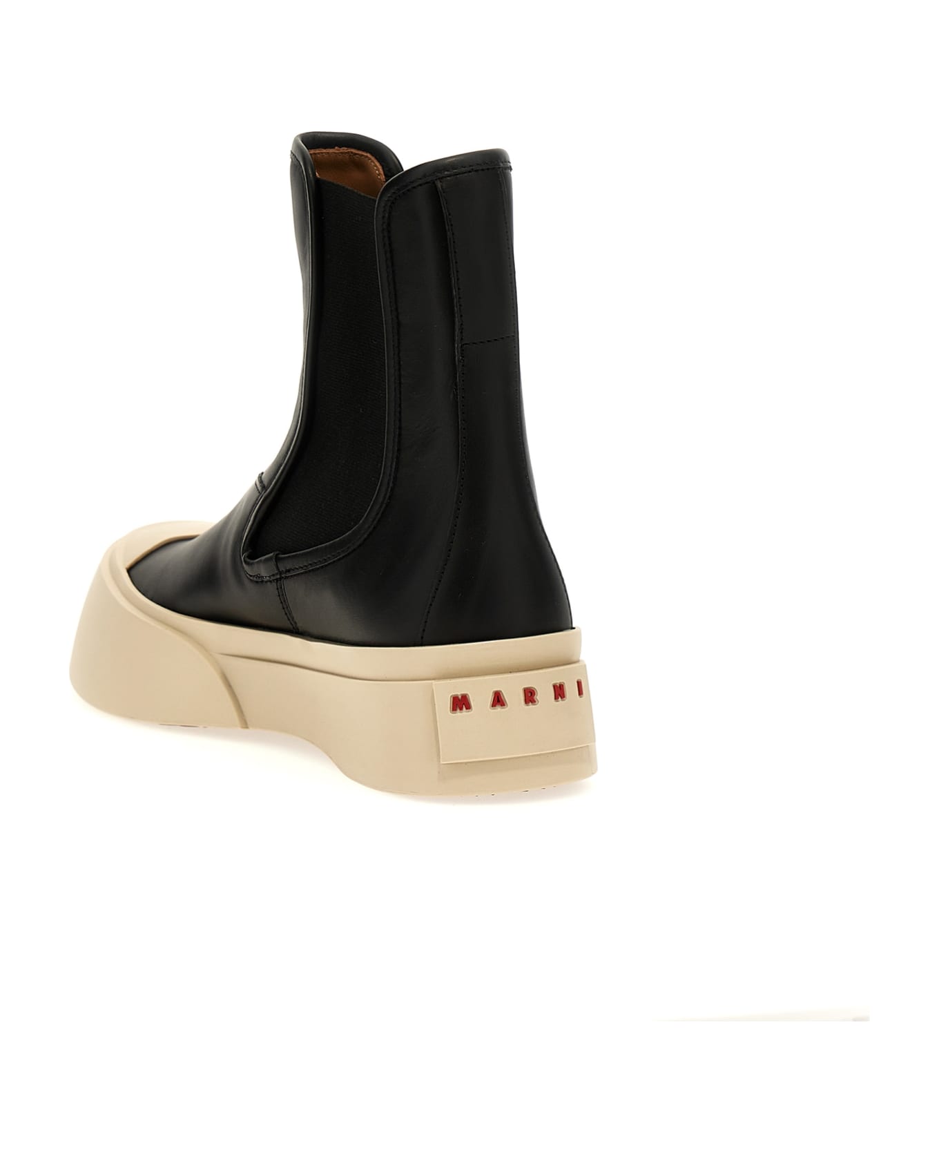 Marni 'pablo' Ankle Boots - White/Black