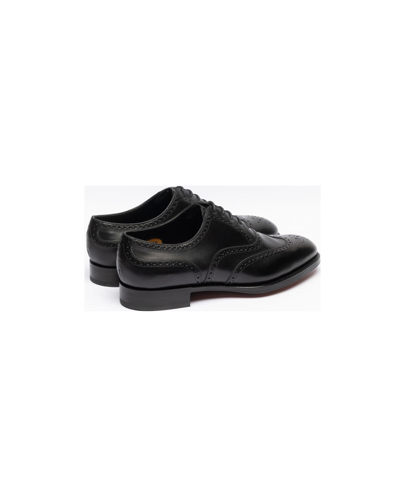 Edward Green Malvern Black Calf Oxford Shoe - Nero