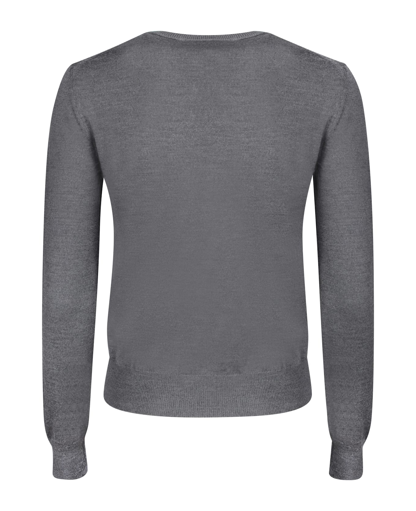 Prada Dark Grey Wool Sweater - GRIGIO