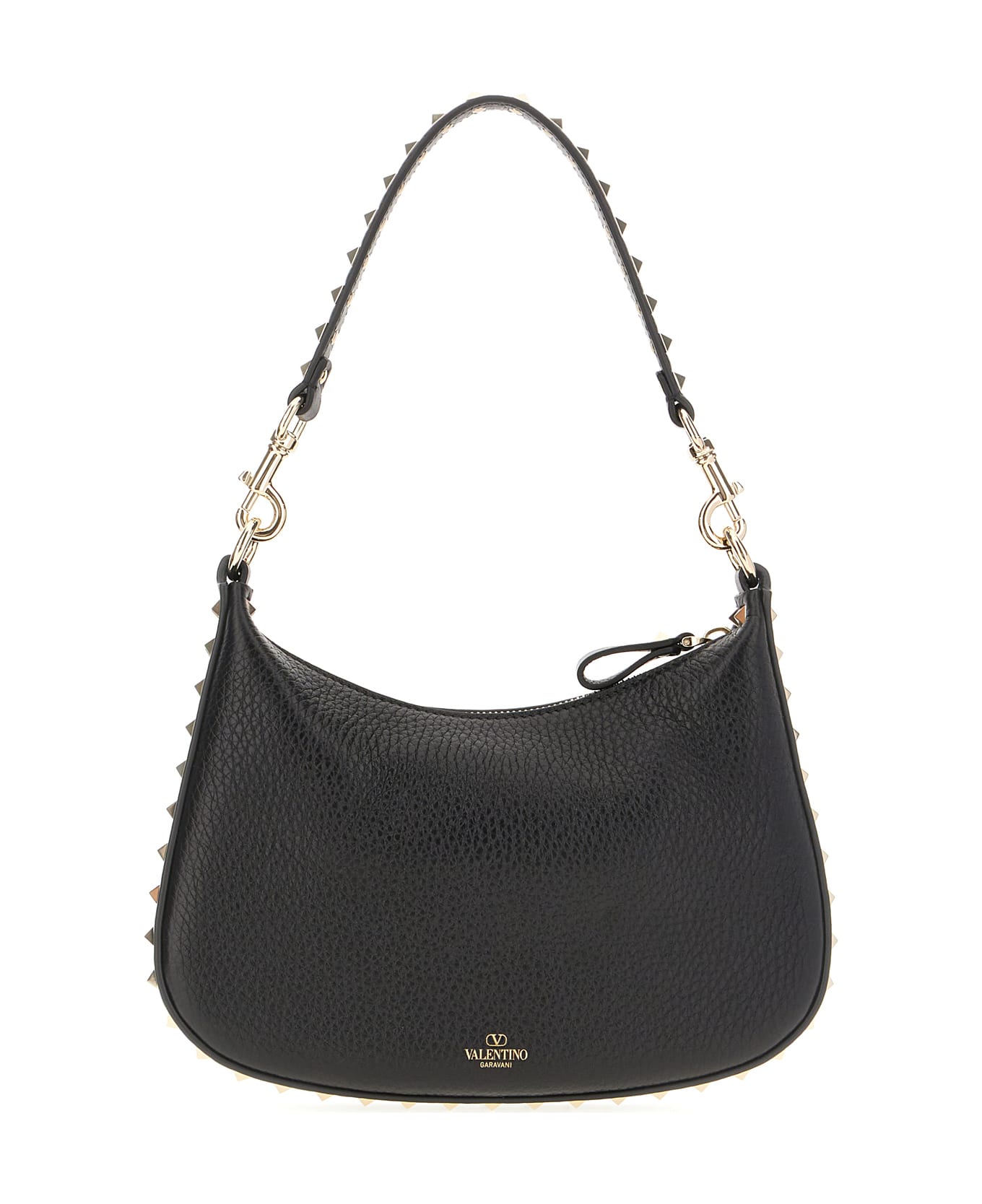 Valentino Garavani Black Leather Handbag - Nero