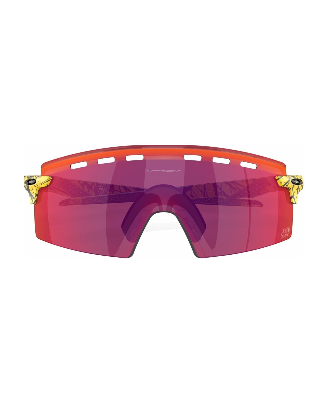 Oakley Encoder Strike - Tdf Splatter / Prizm Road Sunglasses - yellow