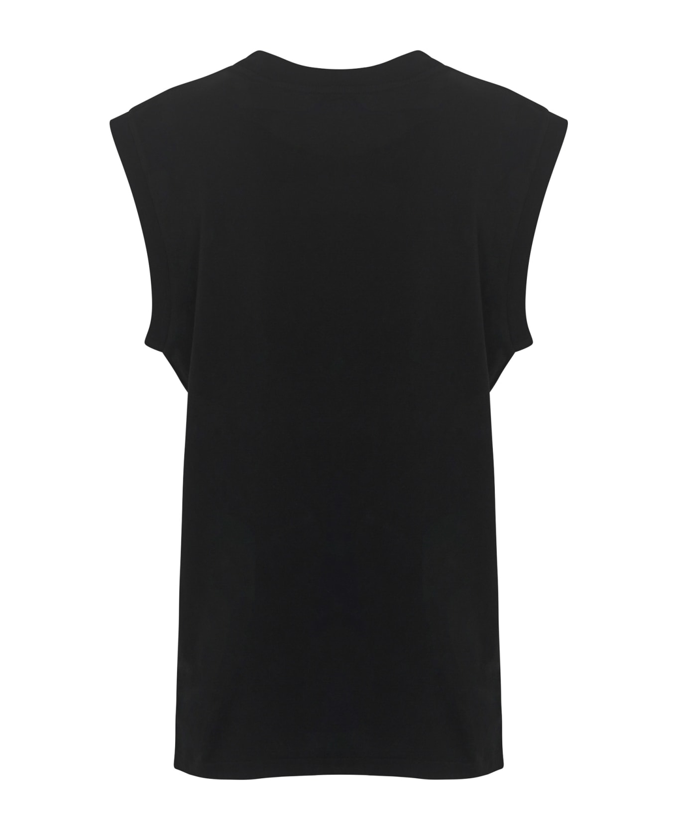 Maison Margiela Embellished Sleeveless T-shirt - Black