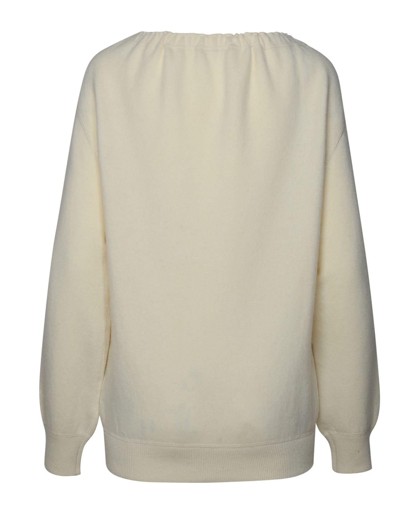 Jil Sander Cream Cashmere Sweater - Cream