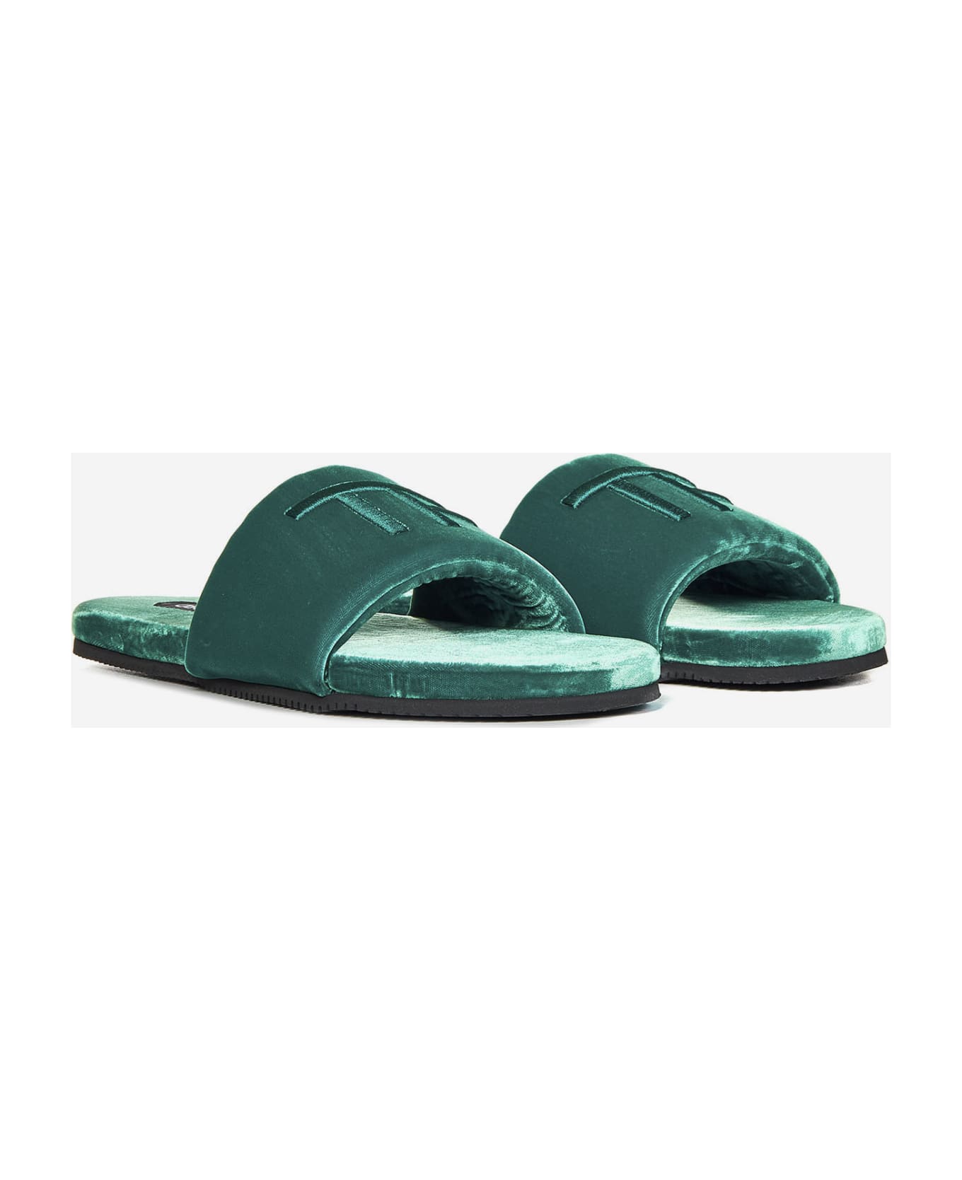Tom Ford Sliders - GREEN その他各種シューズ