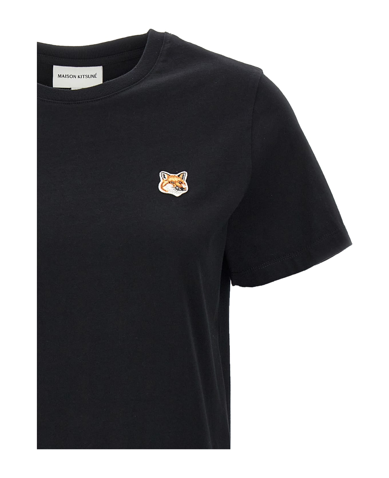 Maison Kitsuné 'fox Head' T-shirt - Black  