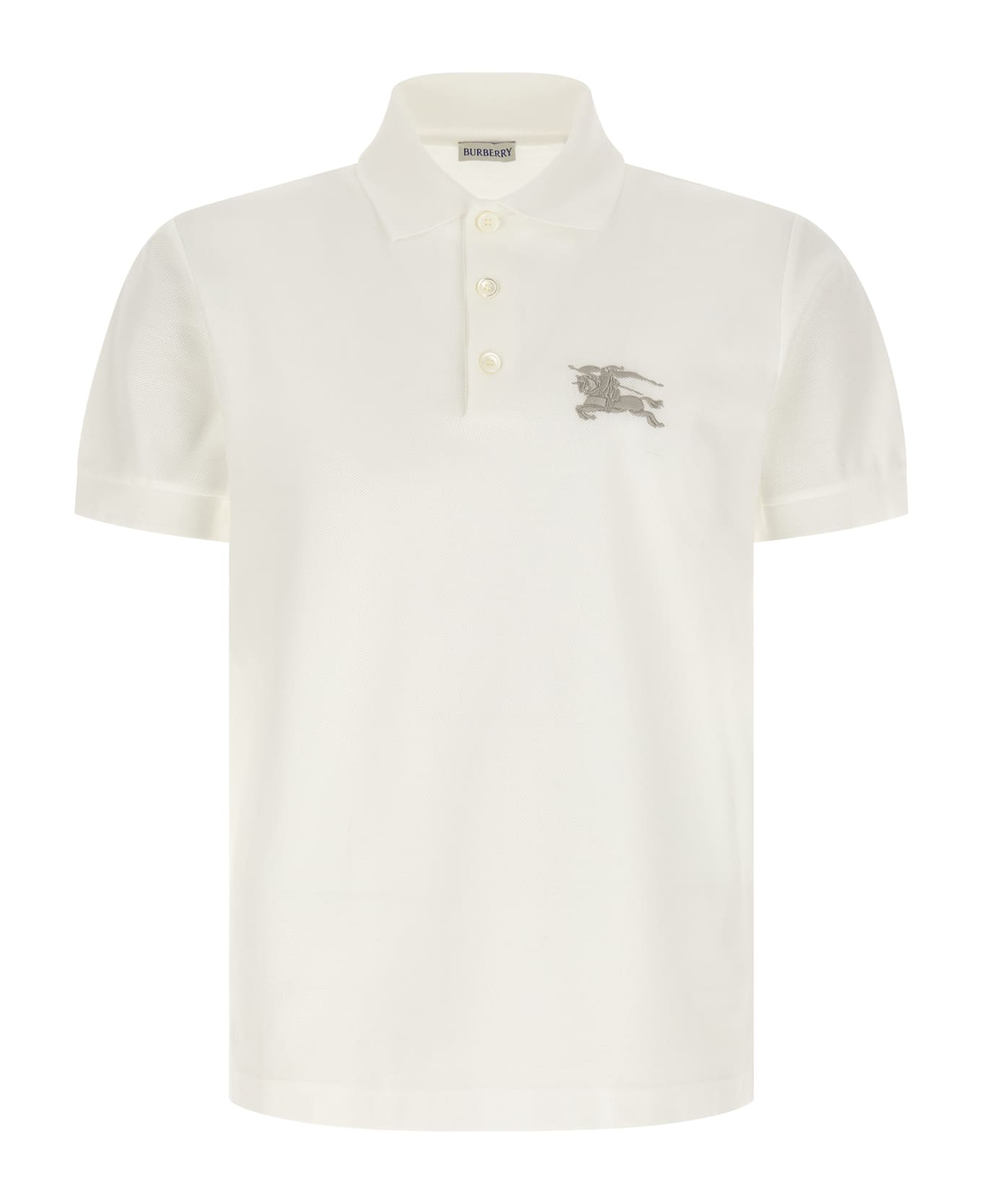 Burberry Embroidery Polo Shirt - Beige