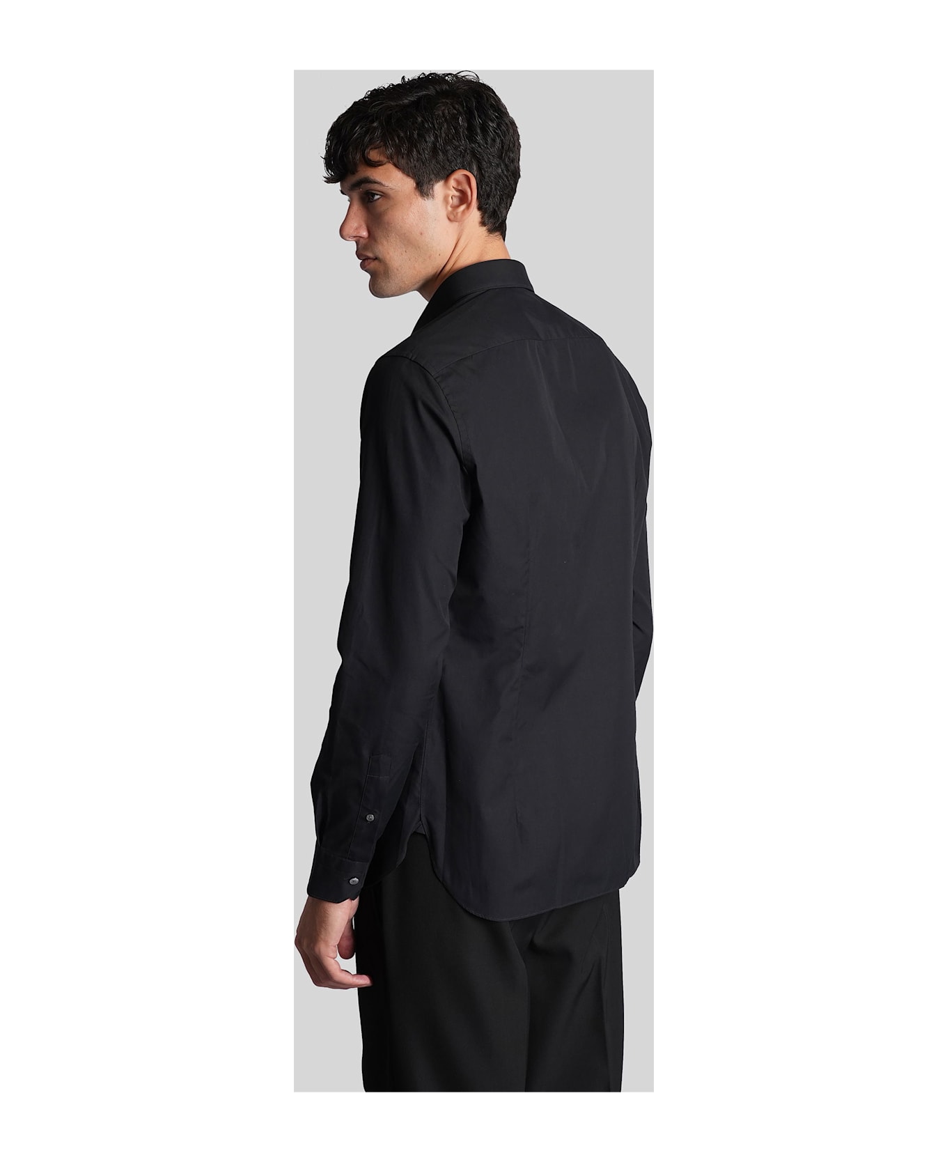 Zegna Shirt In Black Cotton - black