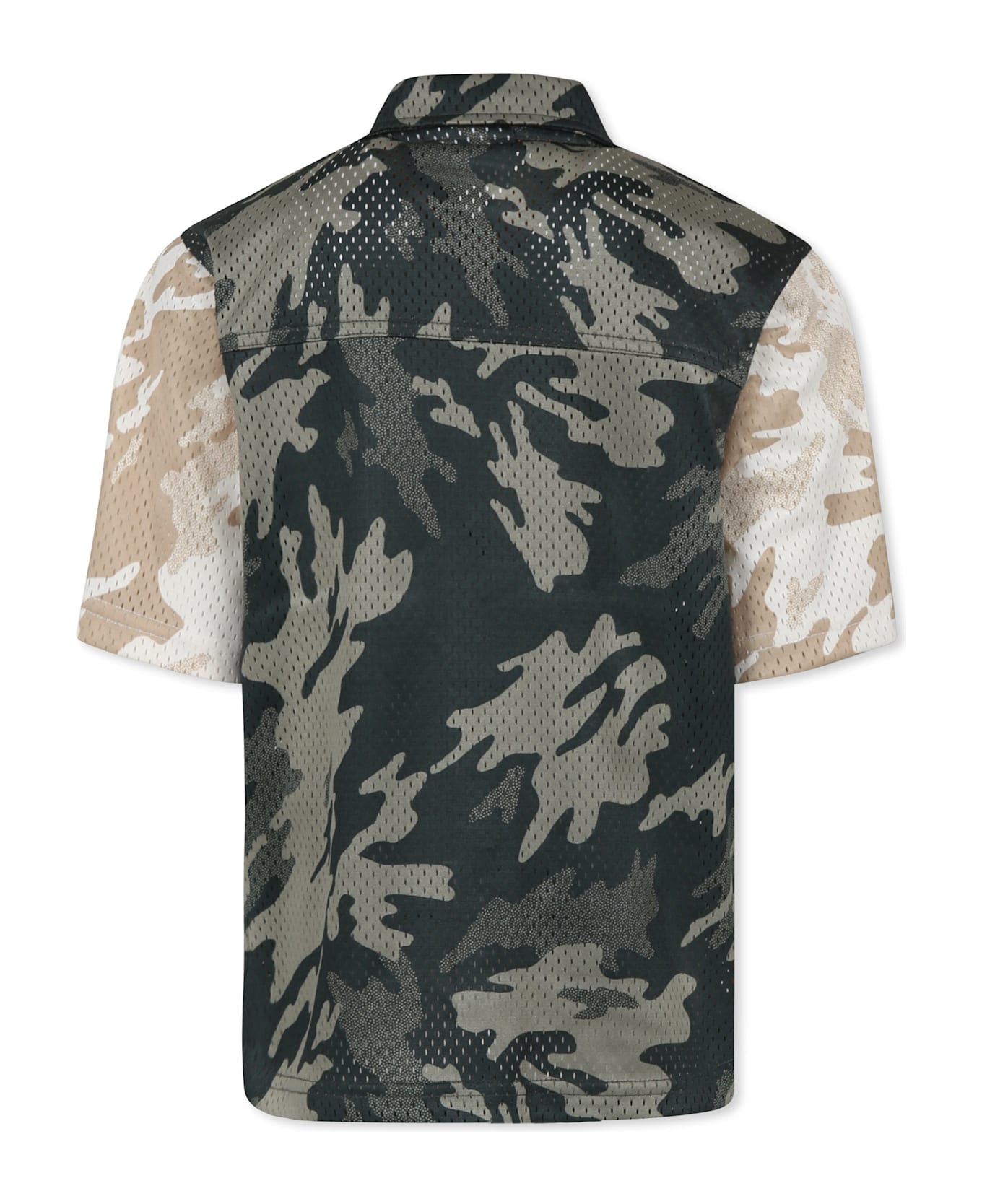 Timberland Green Shirt For Boy With Tree - Green