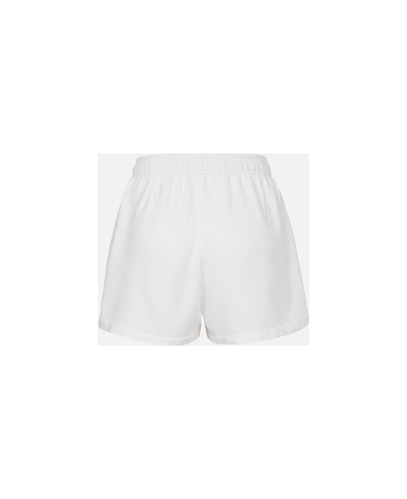 MC2 Saint Barth Woman Cotton Pull Up Shorts Cate | Australian Brand Special Edition - WHITE