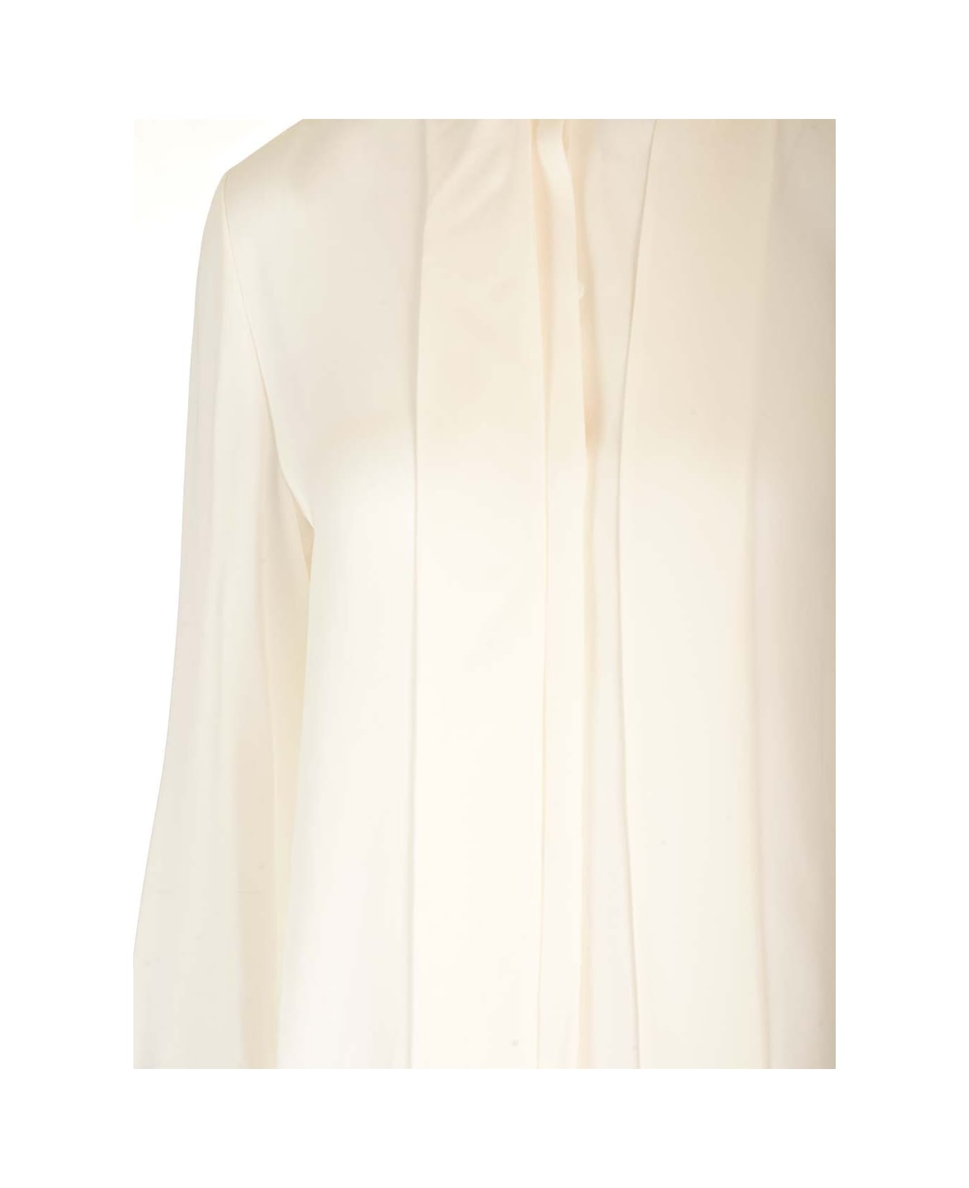 Valentino Garavani Silk Georgette Blouse - White
