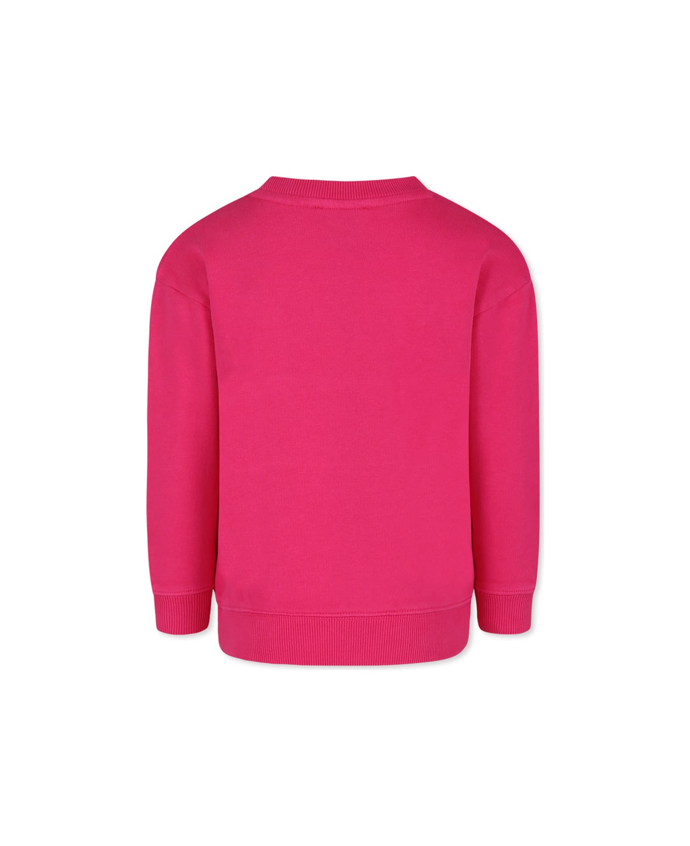 Marc Jacobs Fuchsia Sweatshirt For Girl With Logo - Fucsia