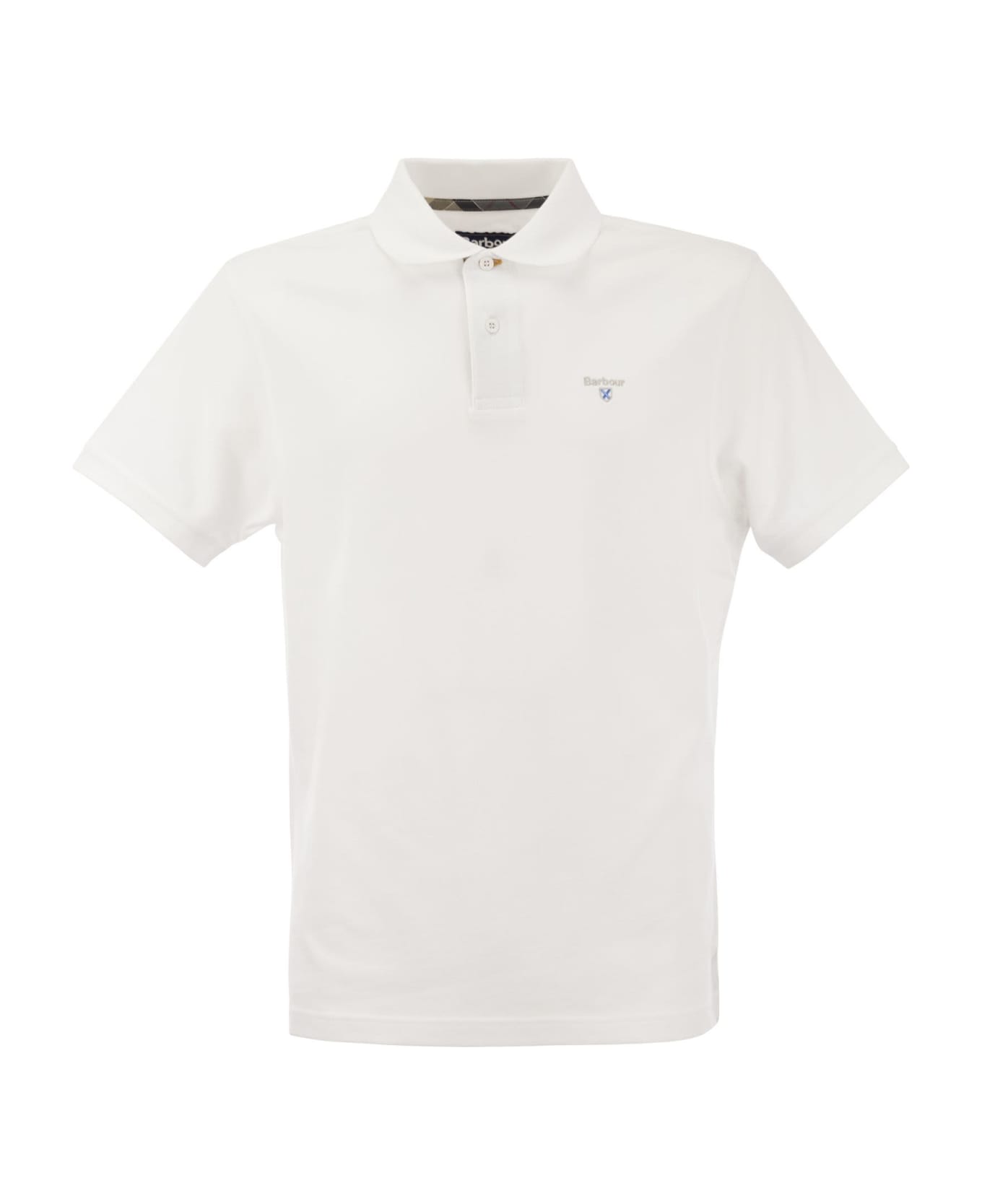 Barbour White Polo - White ポロシャツ