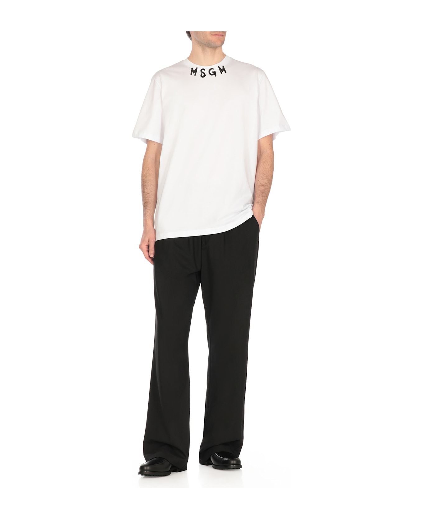 MSGM Wool Pants - Black