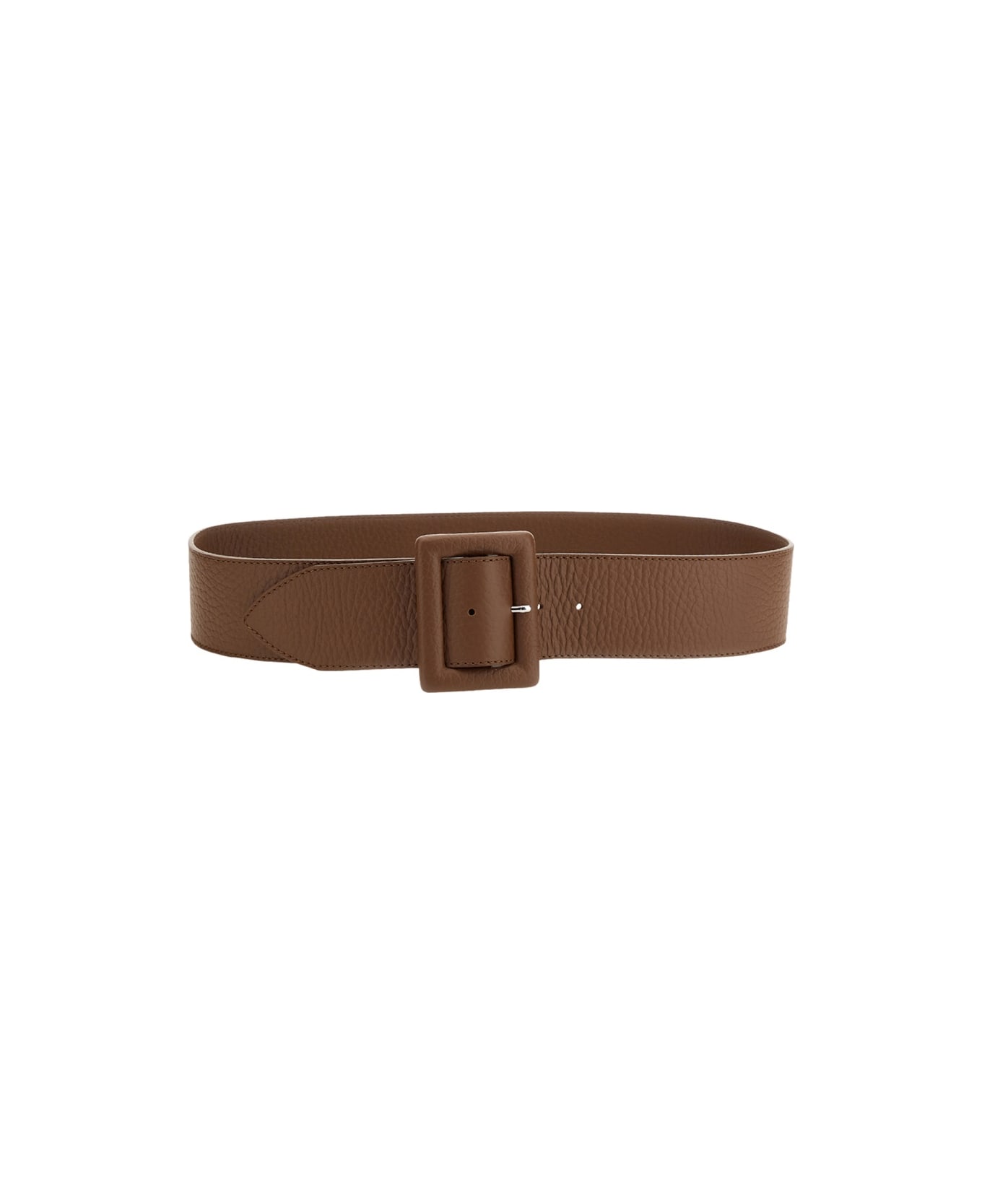 Orciani High Soft Leather Belt - BROWN