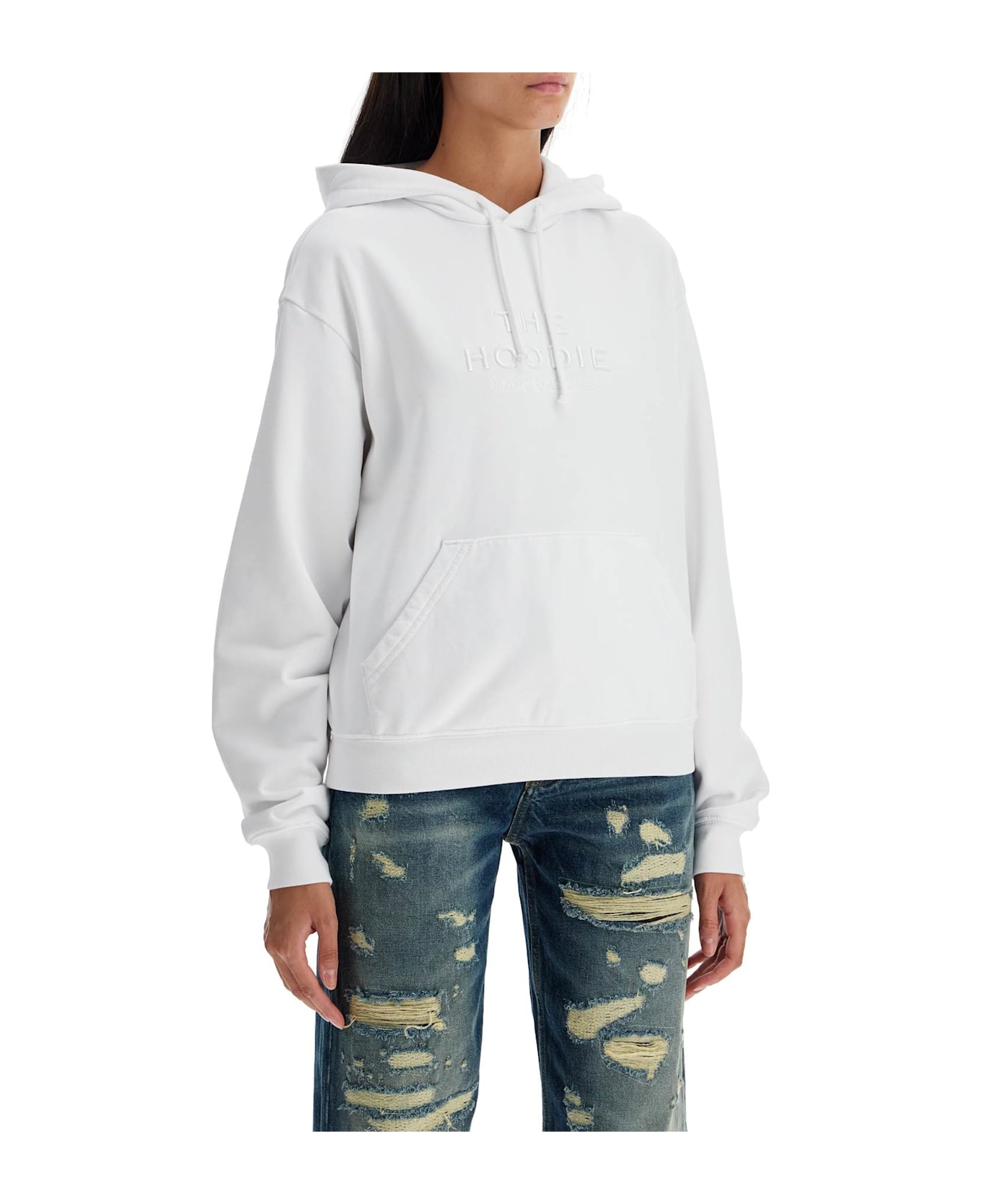 Marc Jacobs 'the Hoodie' Sweatshirt - WHITE (White)