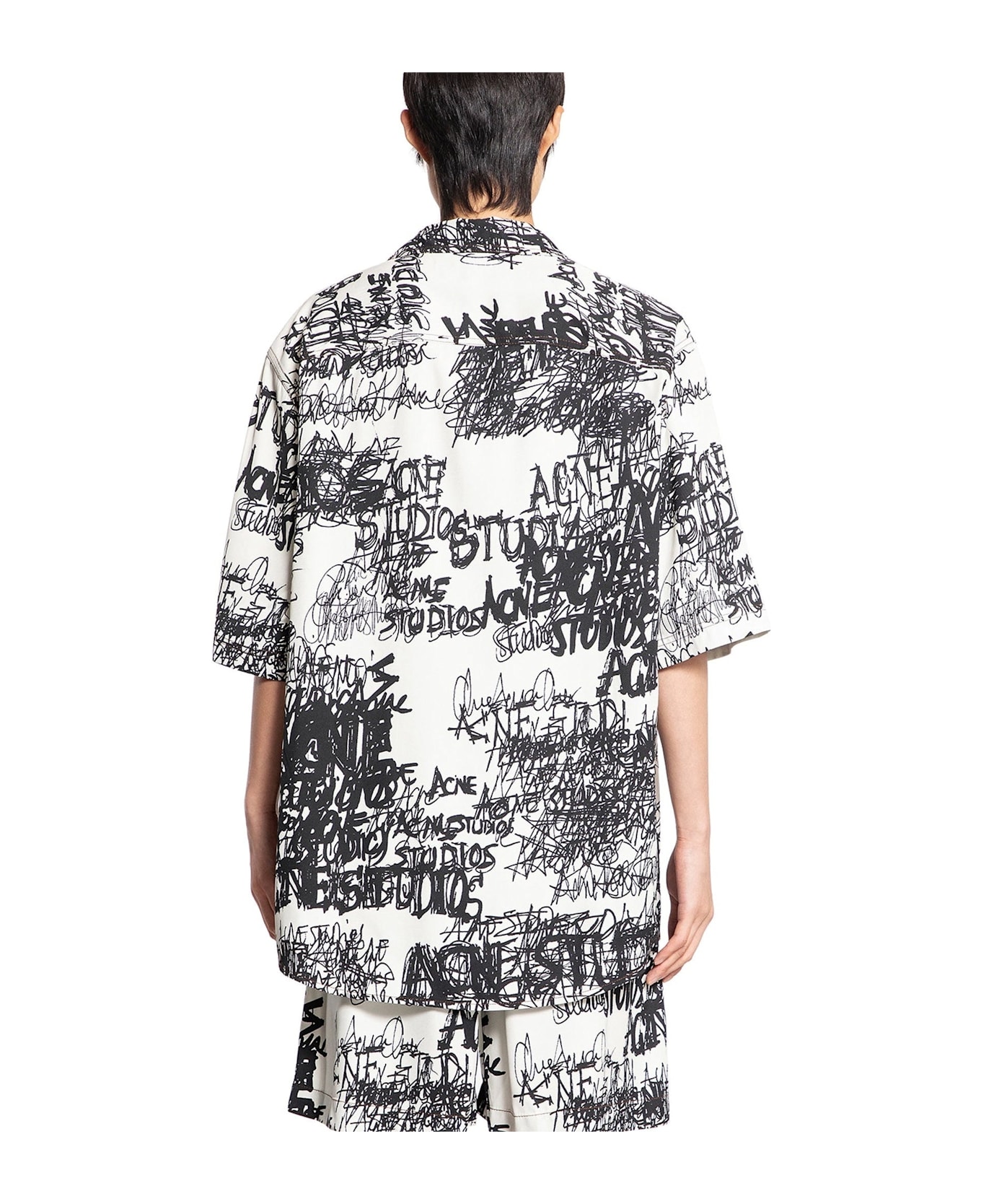 Printed Button-up Shirt