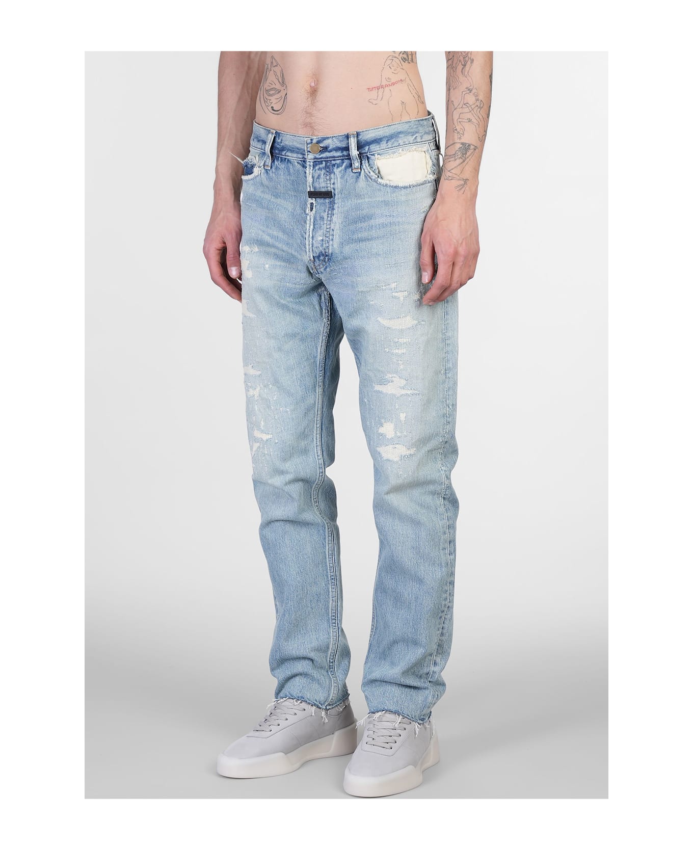 Fear of God Jeans In Blue Cotton - blue