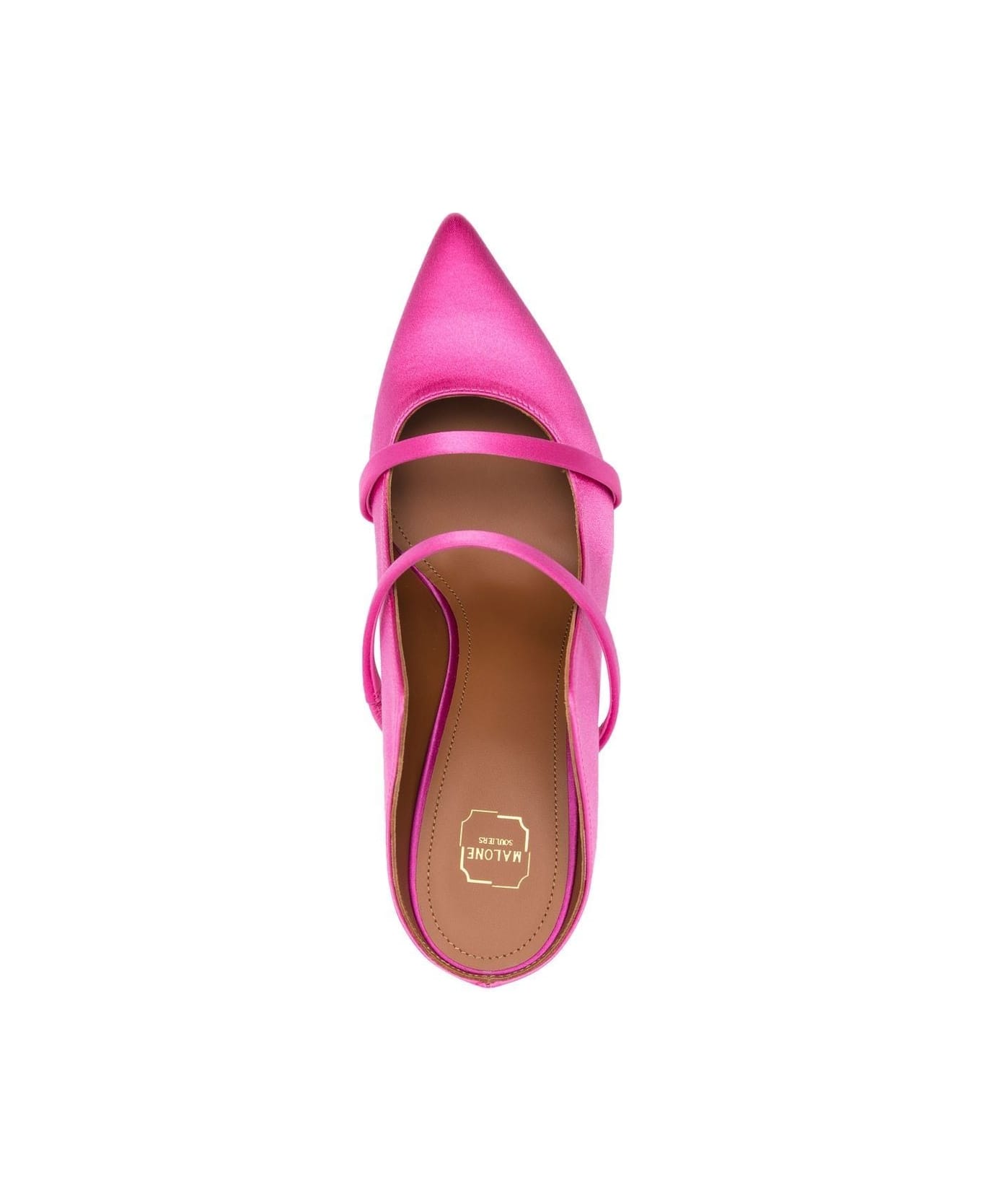 Malone Souliers Maureen 70 Satin Mules - Pink