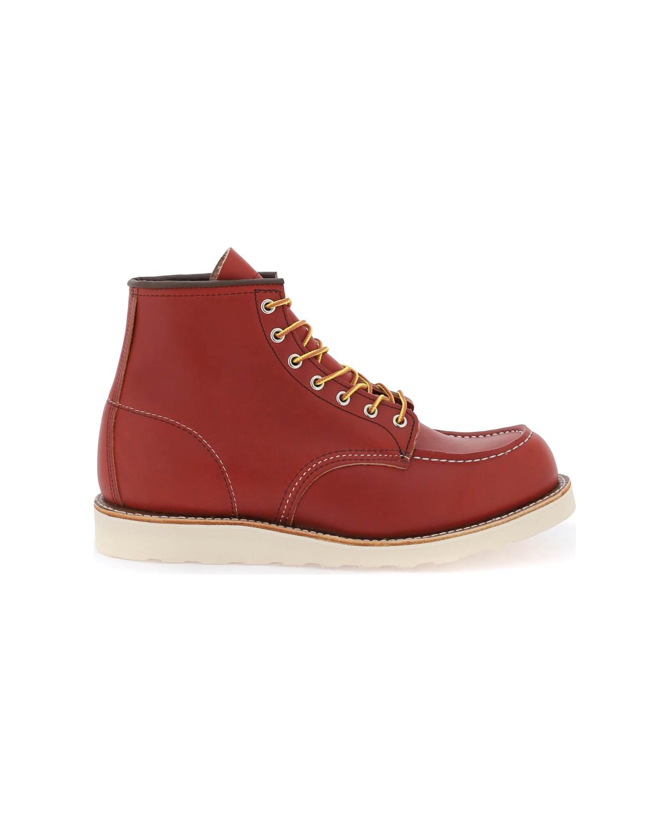 Red Wing Classic Moc Ankle Boots - ORO RUSSET (Red)