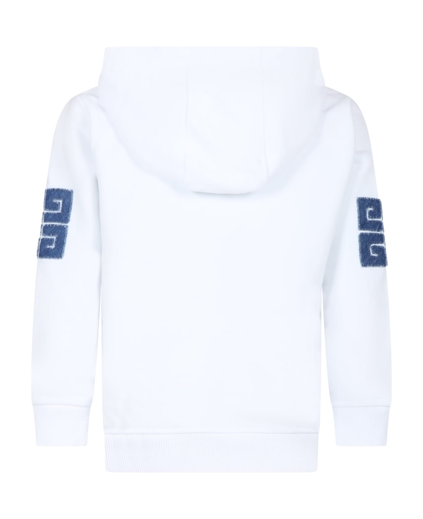 Givenchy White Sweatshirt For Boy With Logo - White ニットウェア＆スウェットシャツ