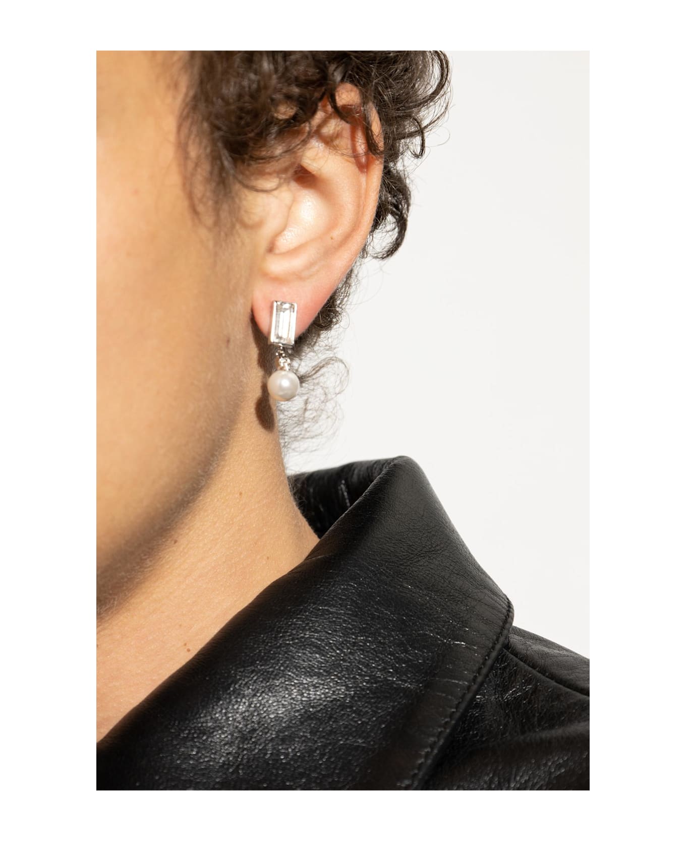 Alexander McQueen Single Pearl Earring