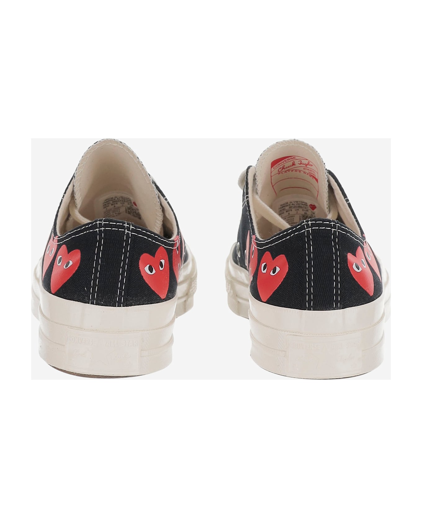 Comme des Garçons X Converse Canvas Sneakers - Black