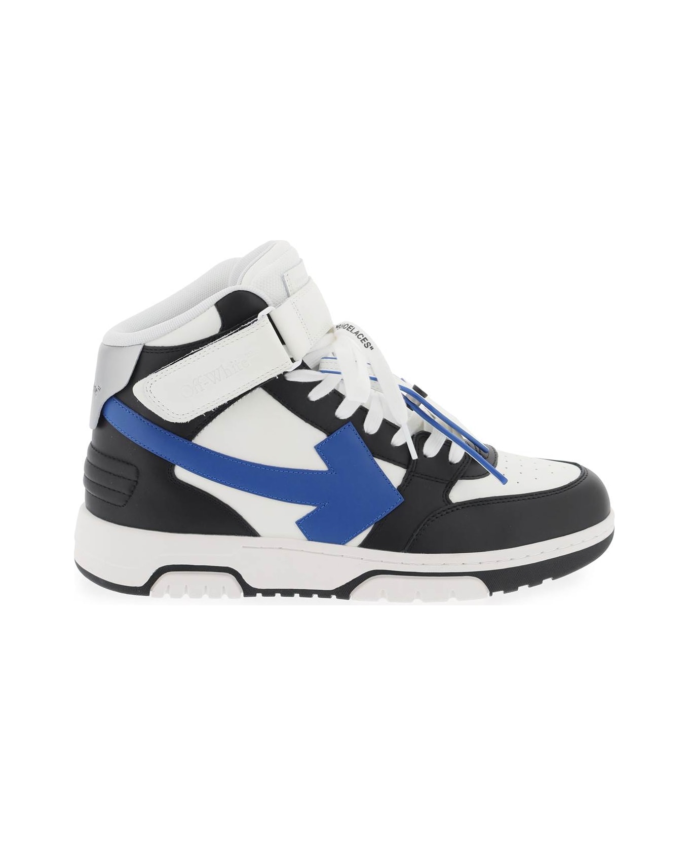 Off-White Out Of Office High Top Sneakers - BLACK NAVY BLU (White) スニーカー
