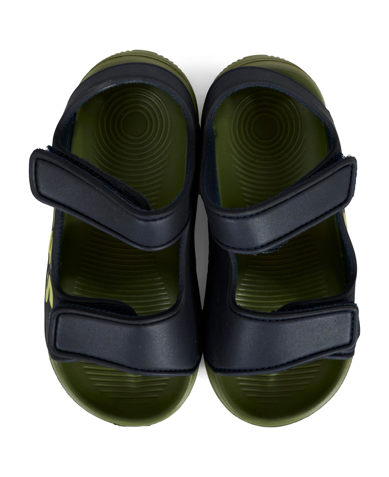 Hugo Boss Blue Sandals For Baby Boy And Boy With Logo - Blue