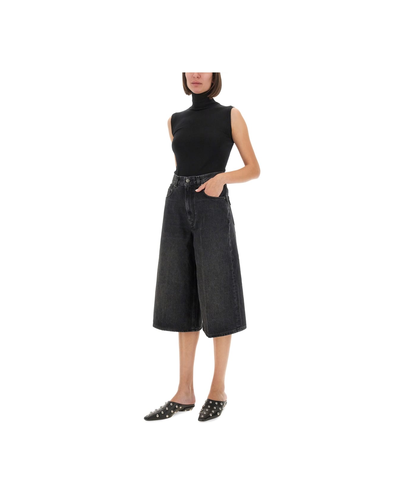 Haikure Shorts "belle" - BLACK