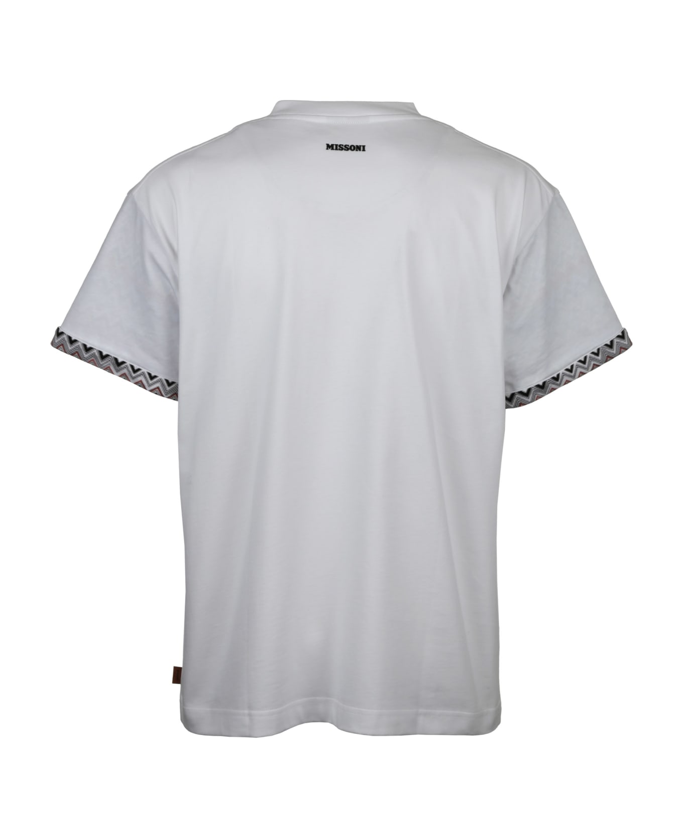 Missoni Short Sleeve Shirt - P White Base With Multicolor Details