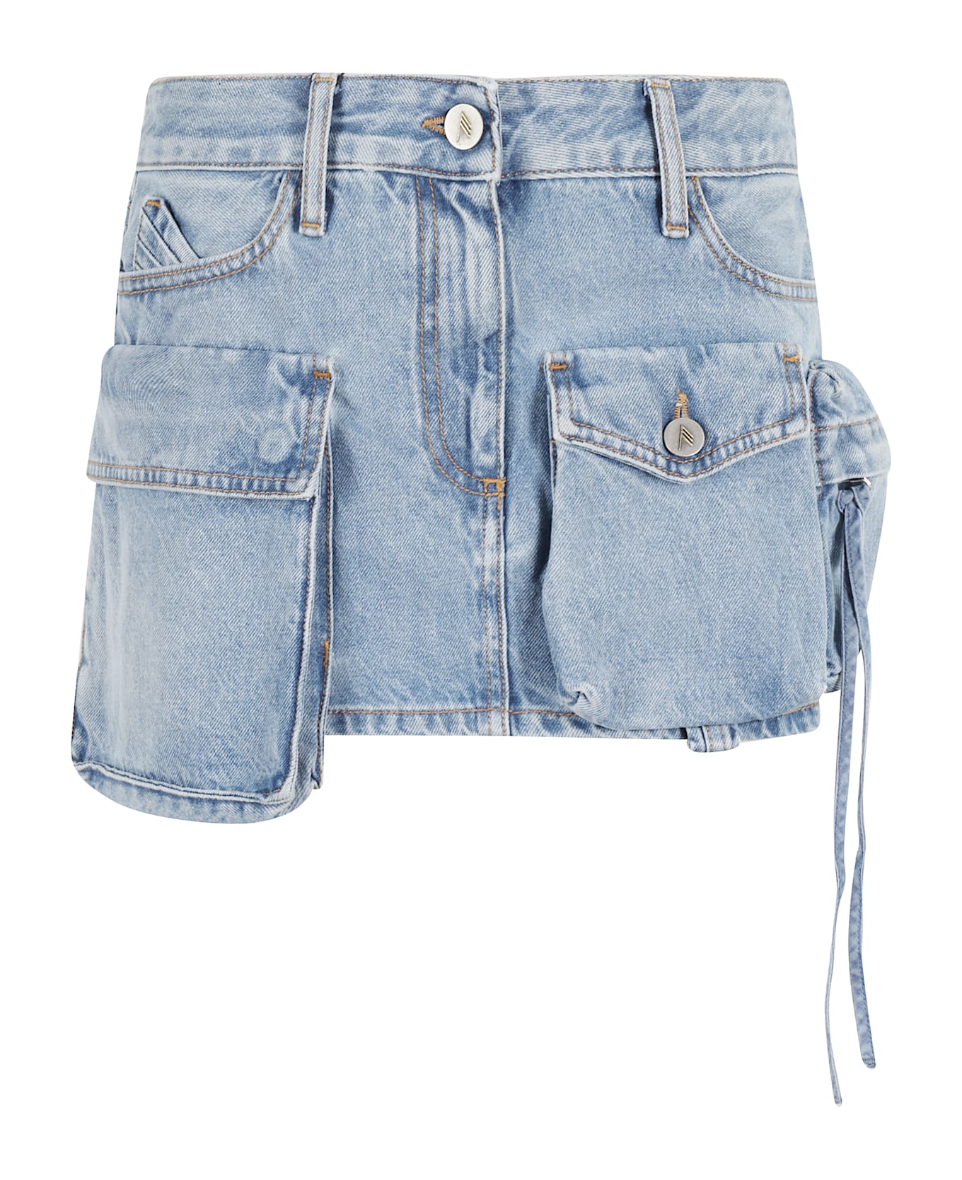 The Attico Mini Skirt - Sky Blue