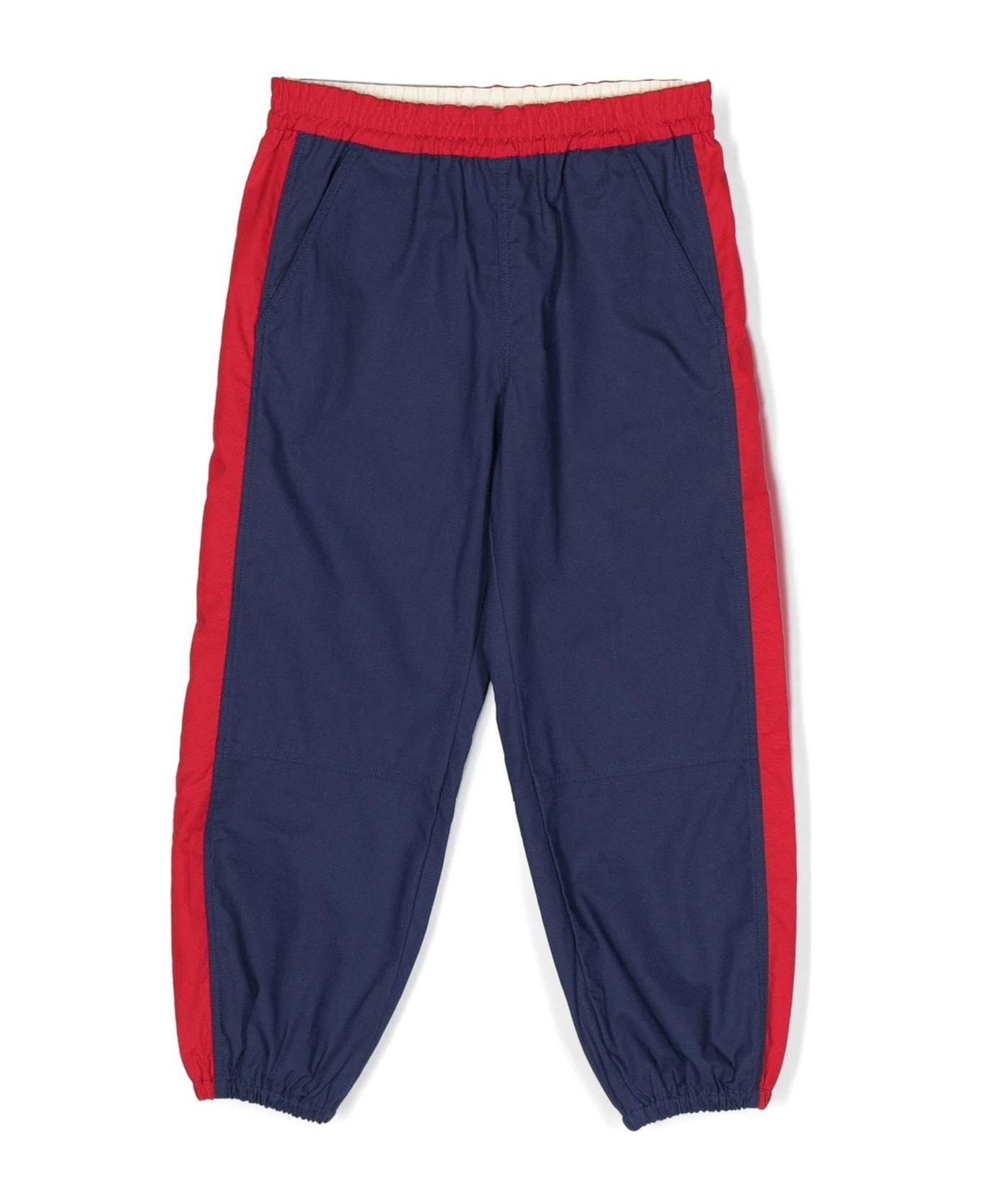 Gucci Red And Blue Track Pants - Blu+rosso