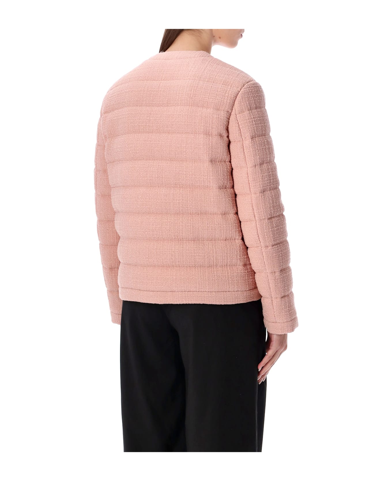 Gucci Light Pink Wool Tweed Padded Jacket - LIGHT PHARD